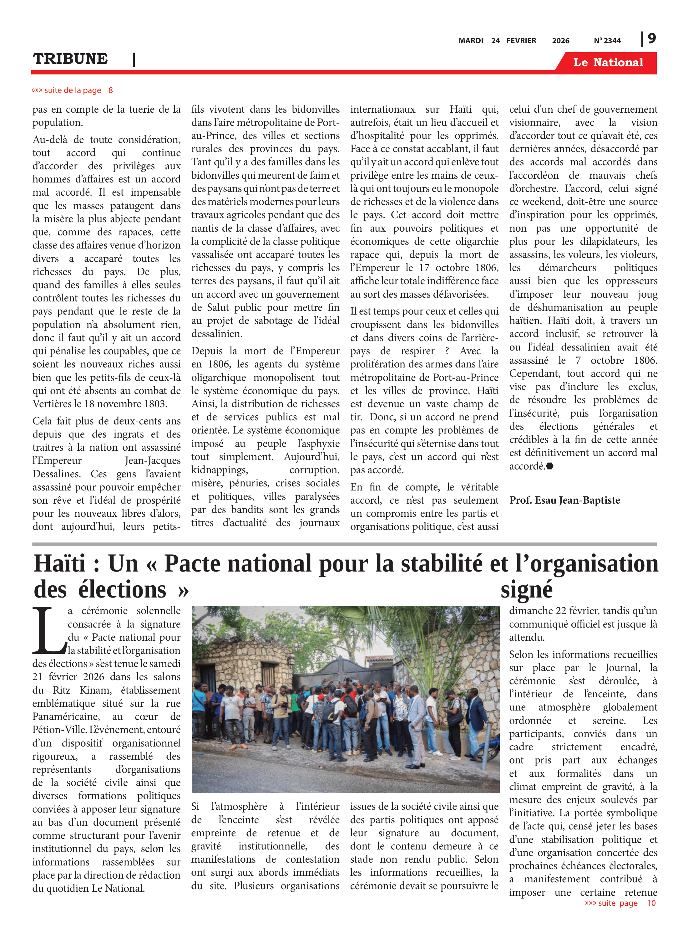 Page 9 de l'édition 2344