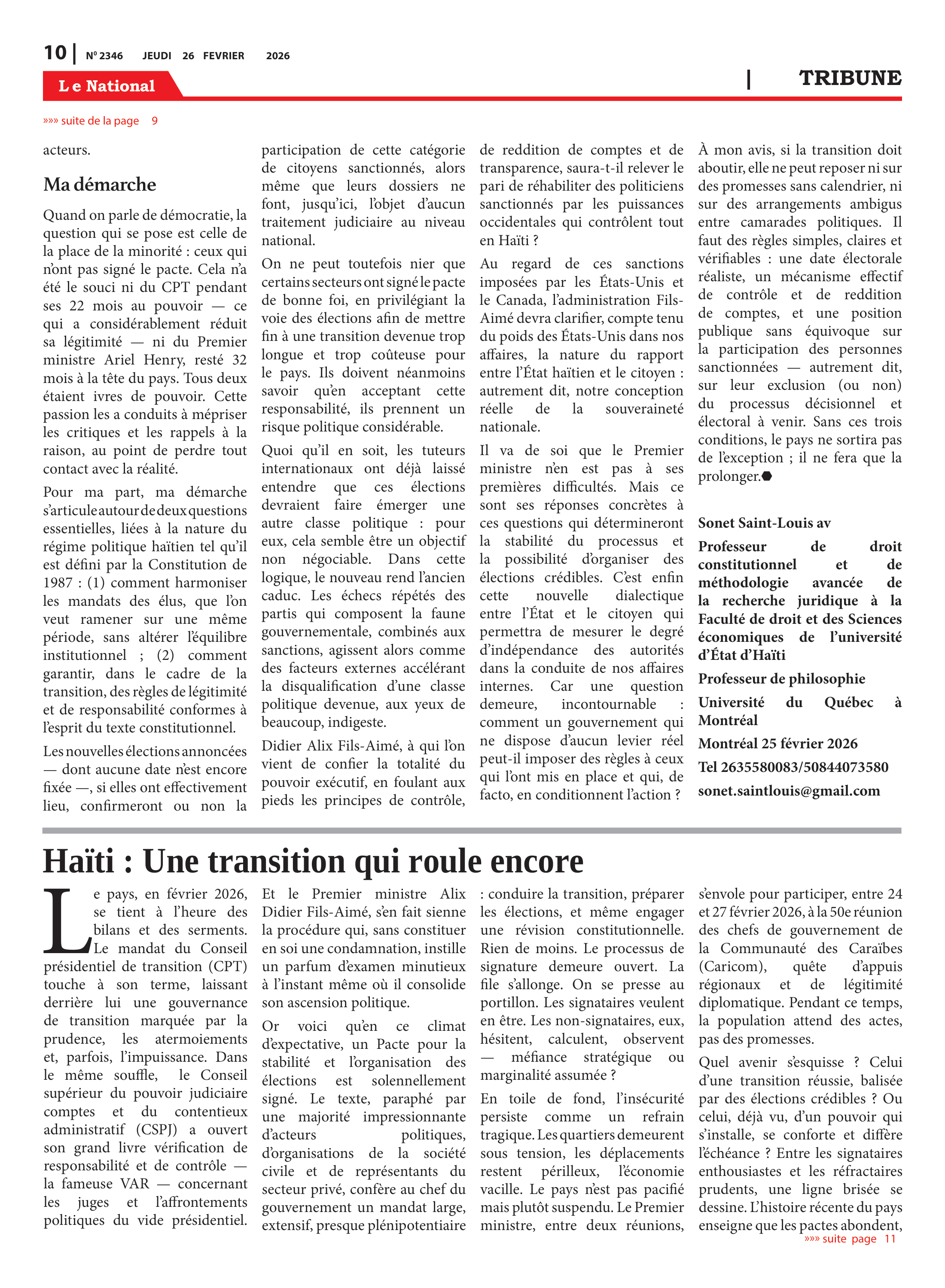Page 10 de l'édition 2346