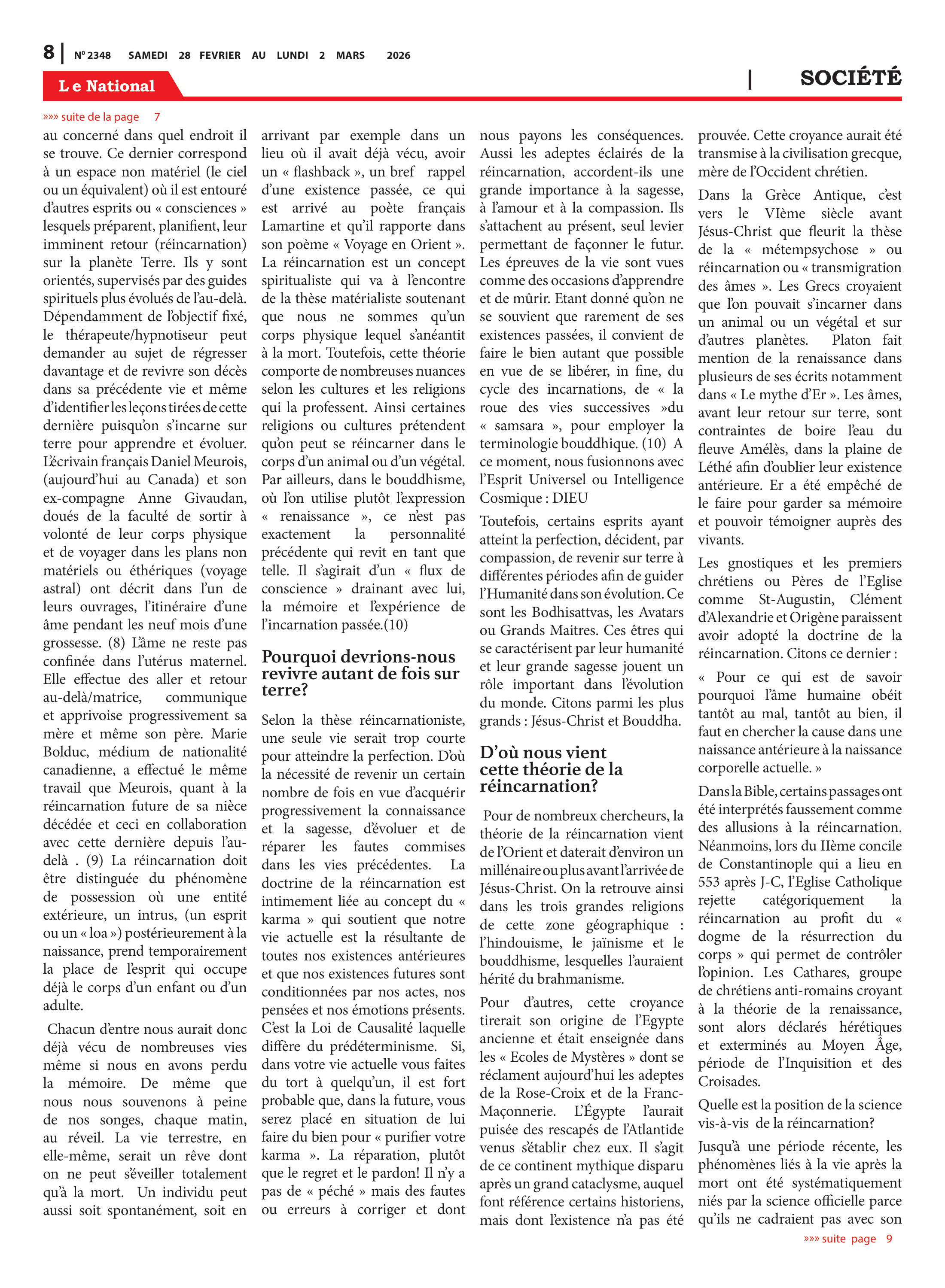 Page 8 de l'édition 2348