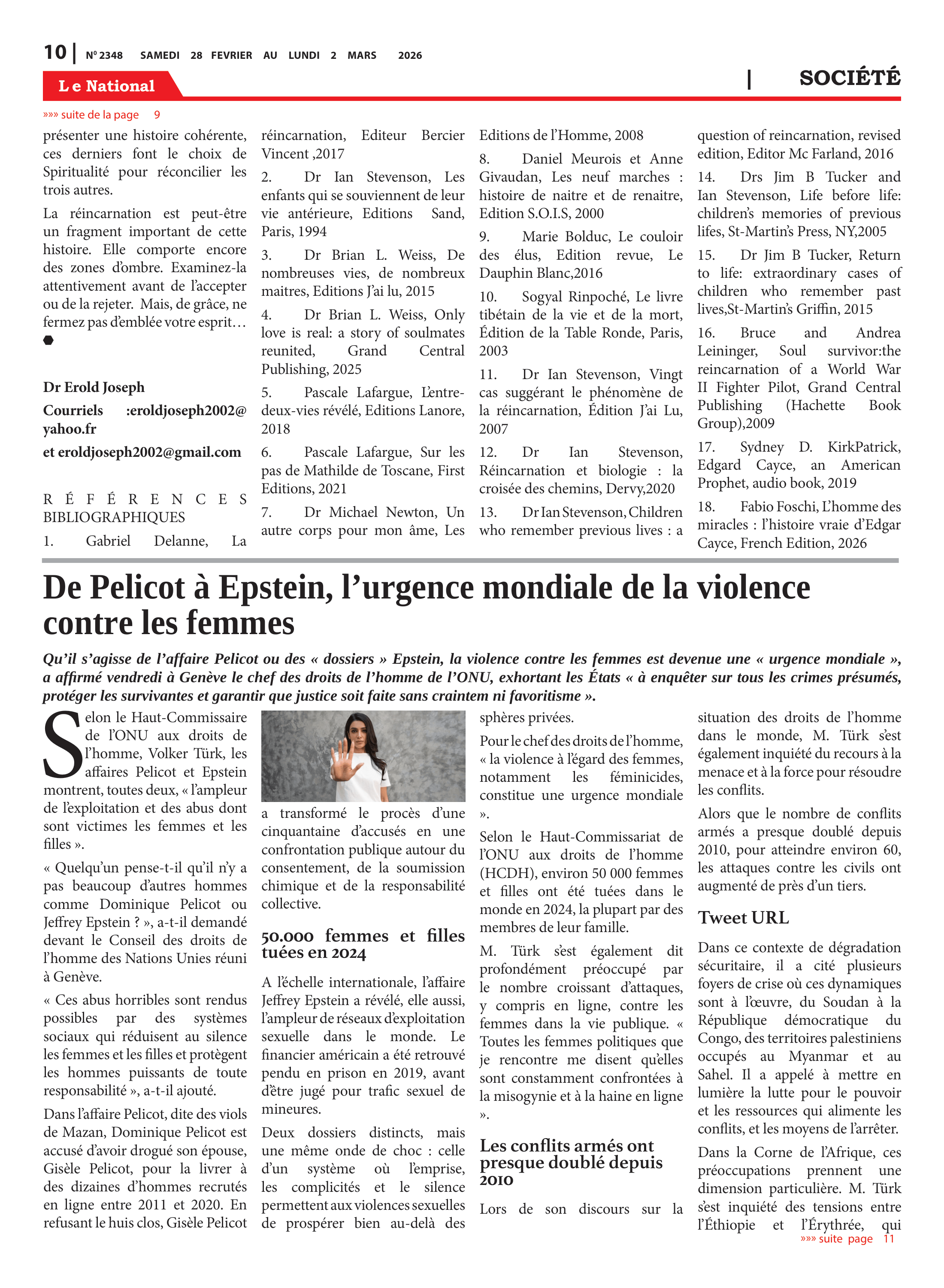 Page 10 de l'édition 2348