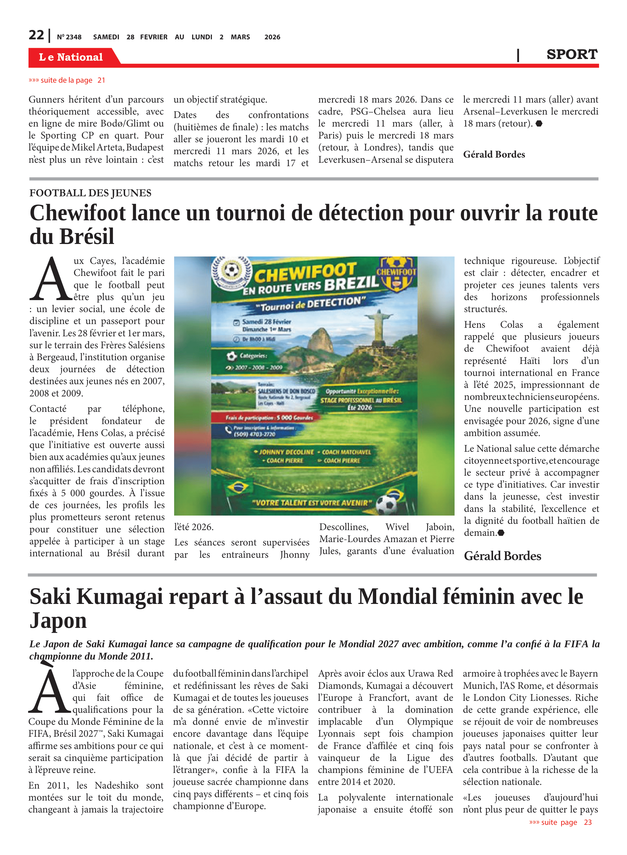 Page 22 de l'édition 2348