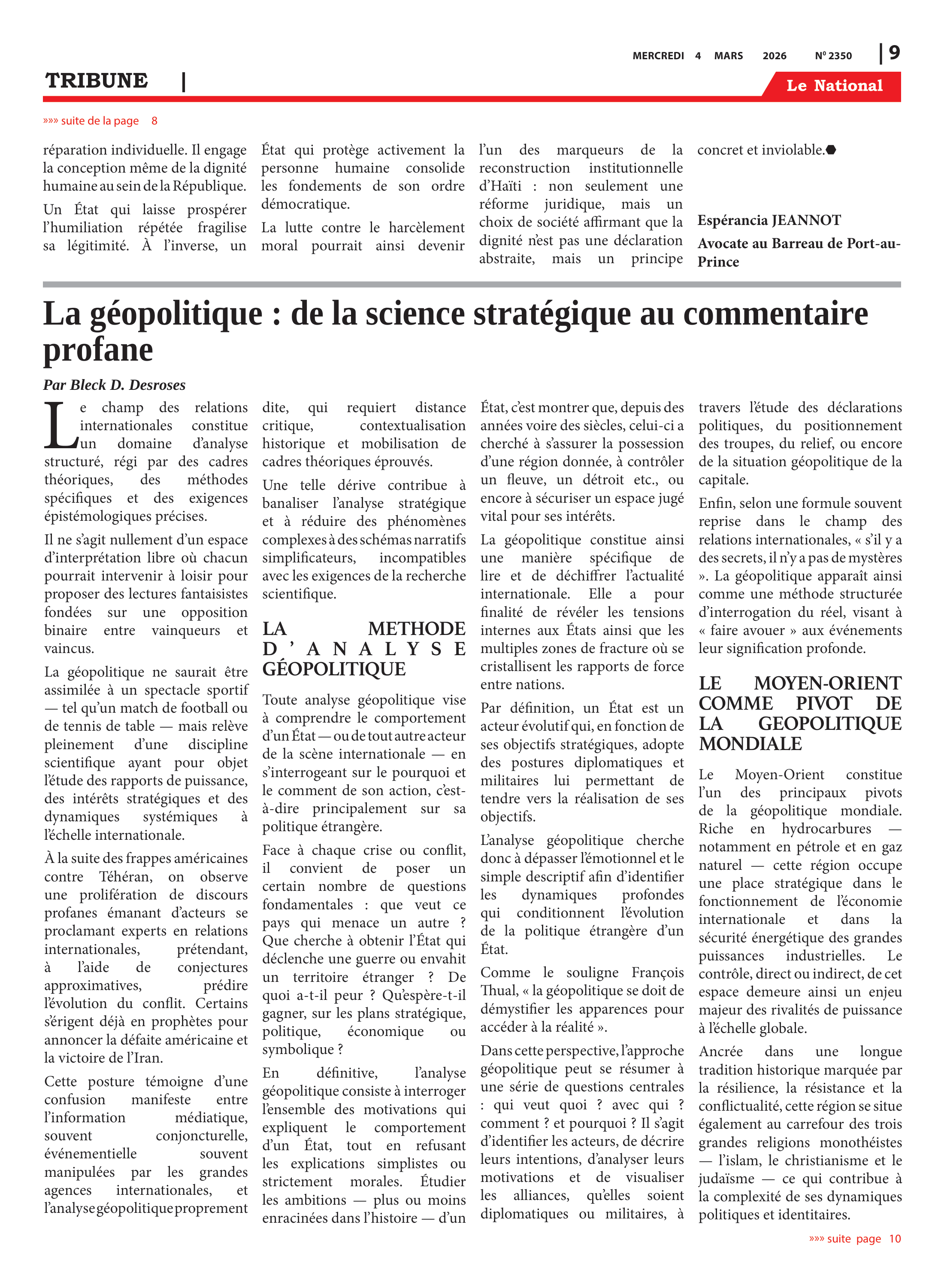 Page 9 de l'édition 2350