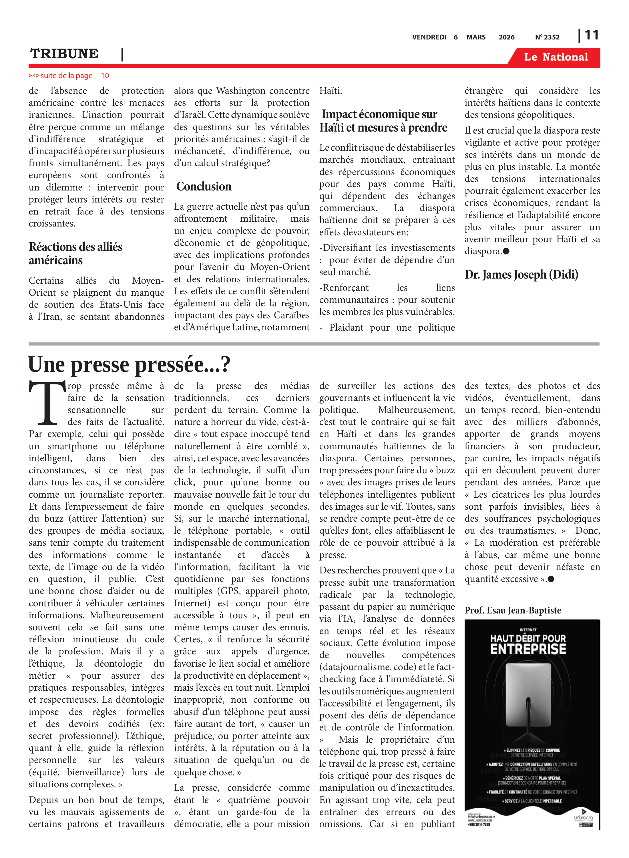 Page 11 de l'édition 2352