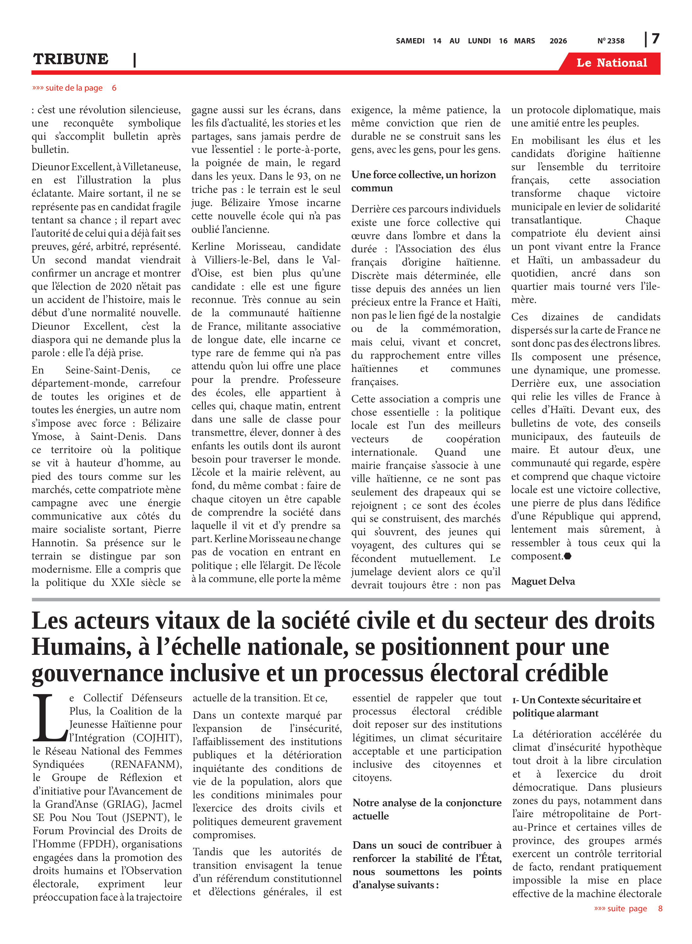 Page 7 de l'édition 2358