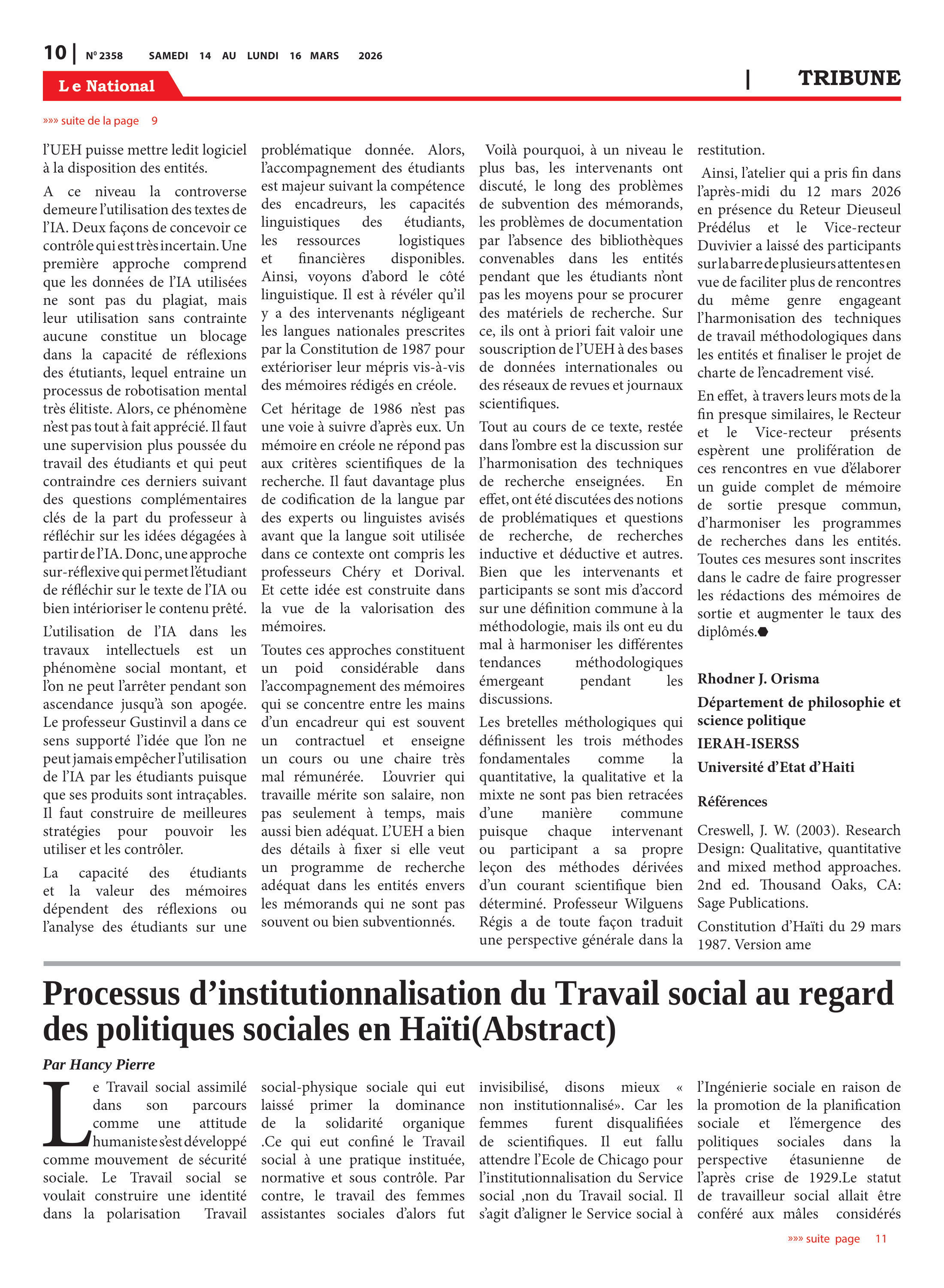 Page 10 de l'édition 2358