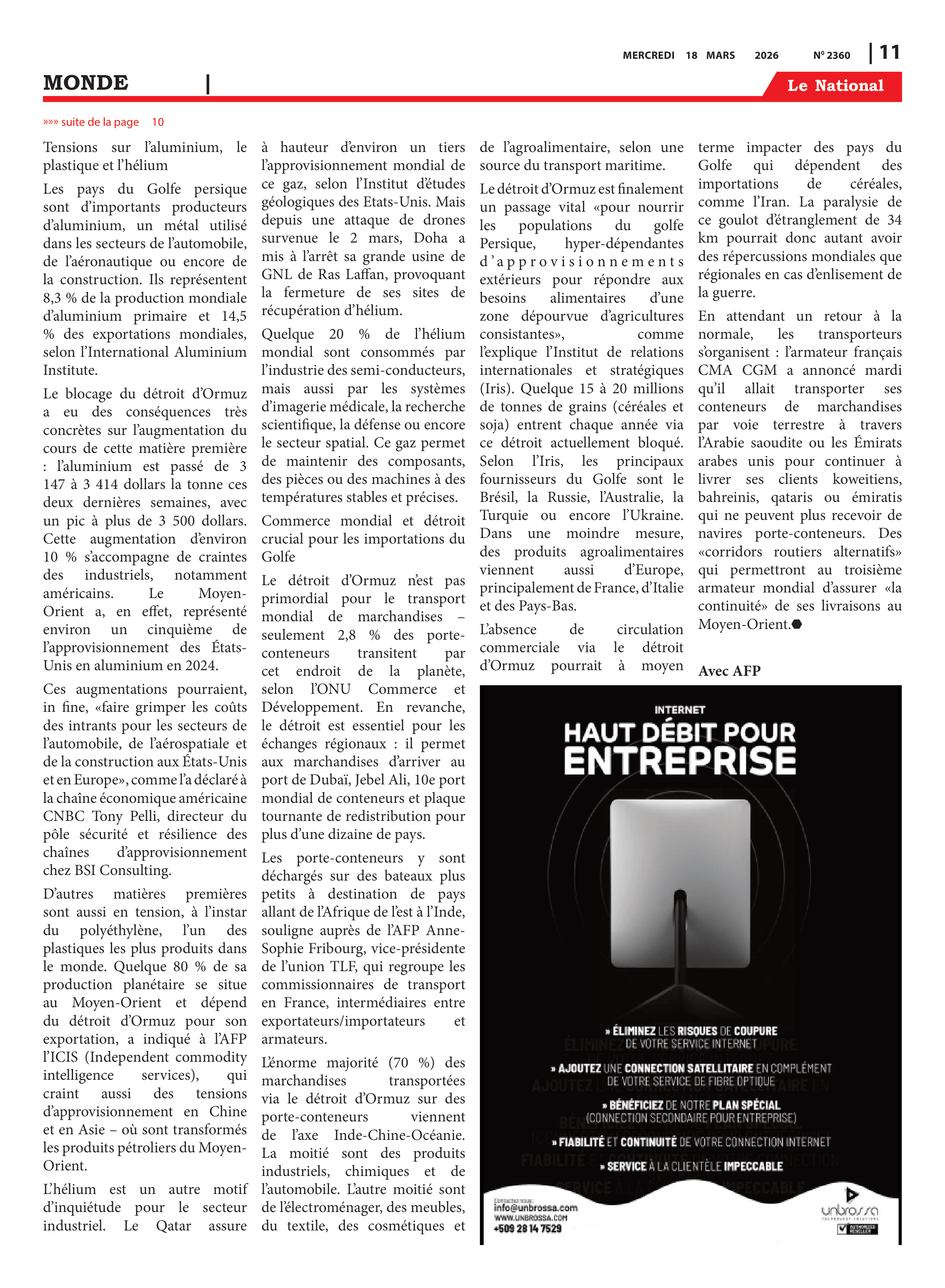 Page 11 de l'édition 2360