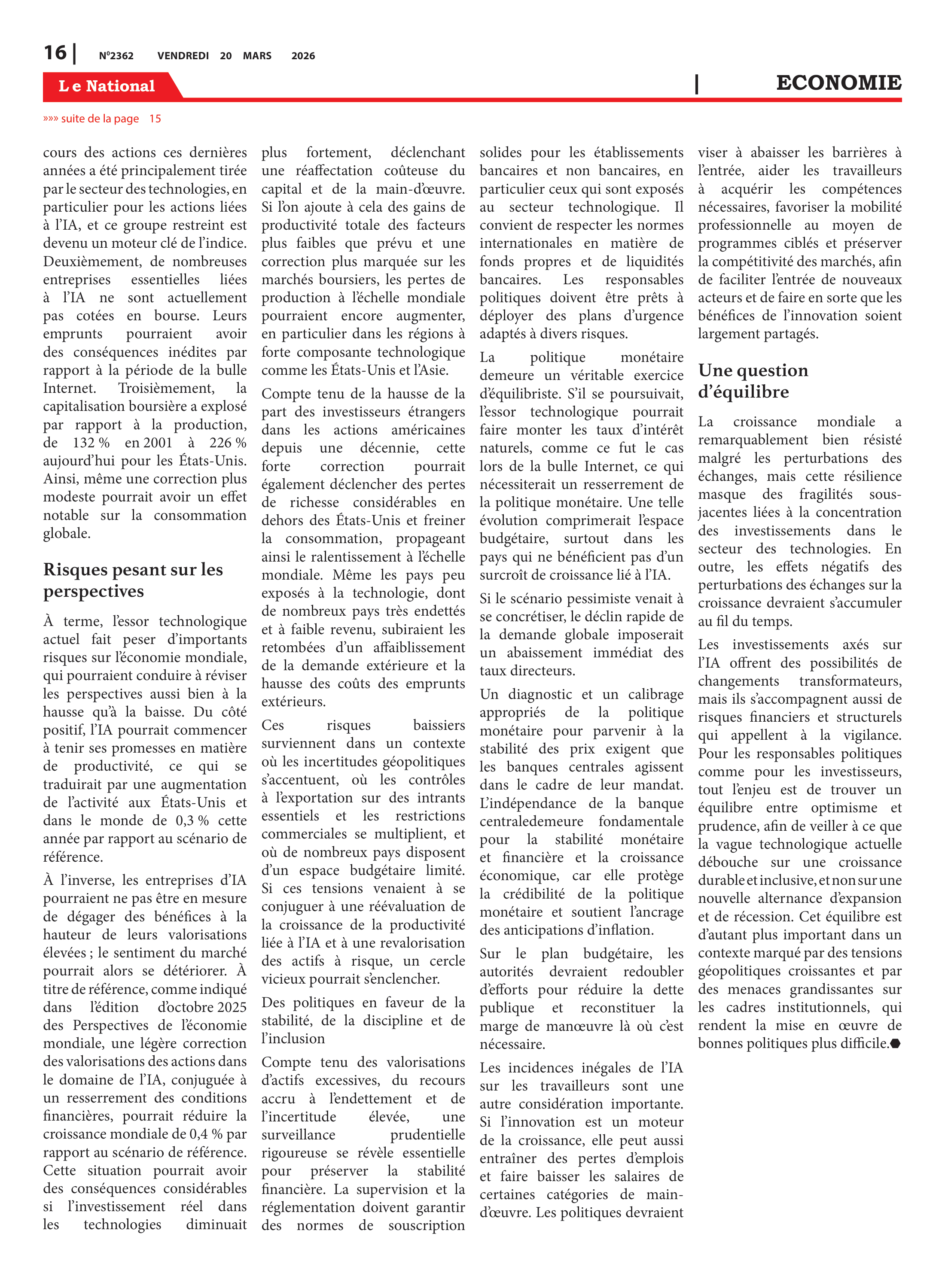 Page 16 de l'édition 2362