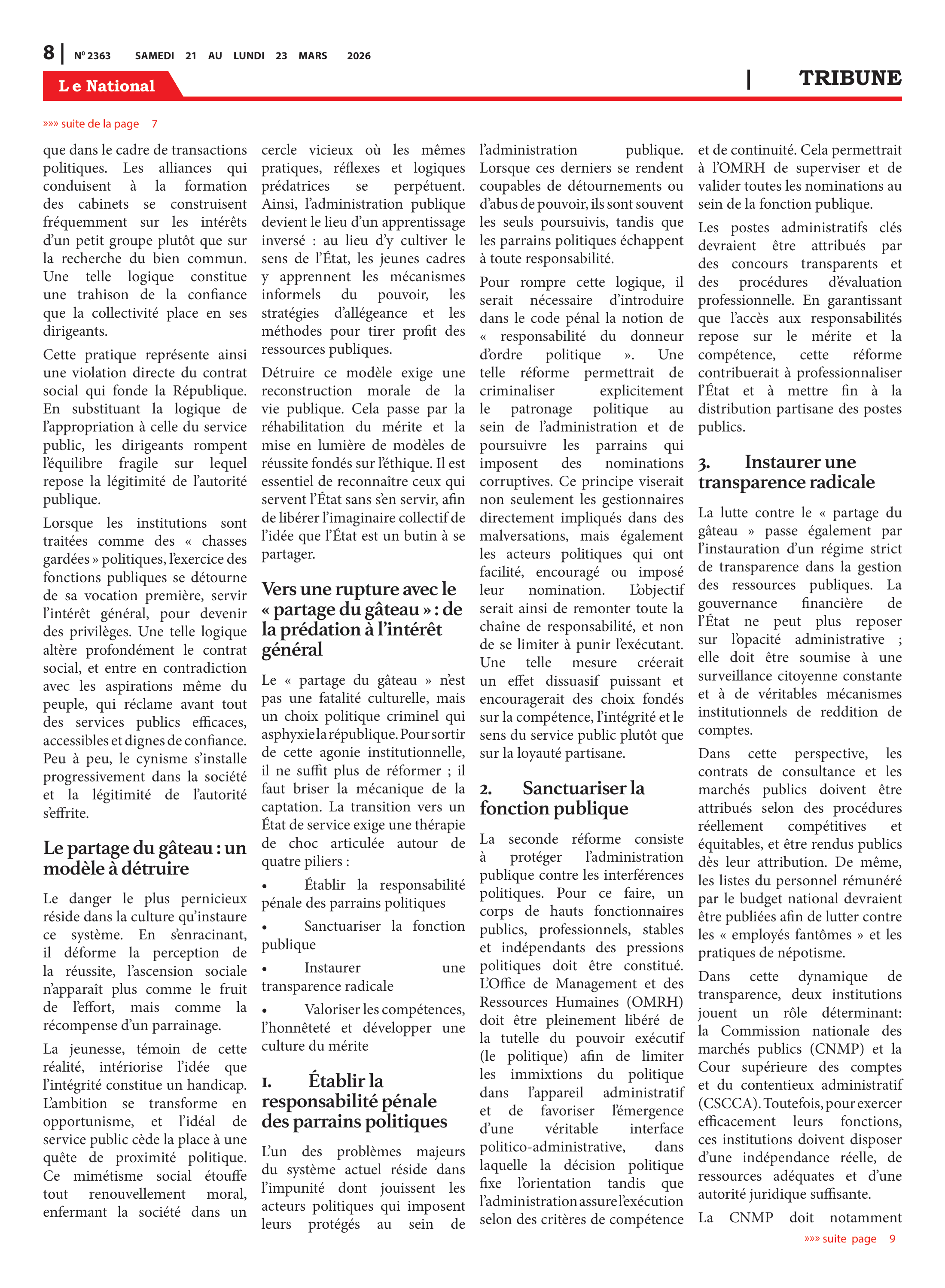 Page 8 de l'édition 2363