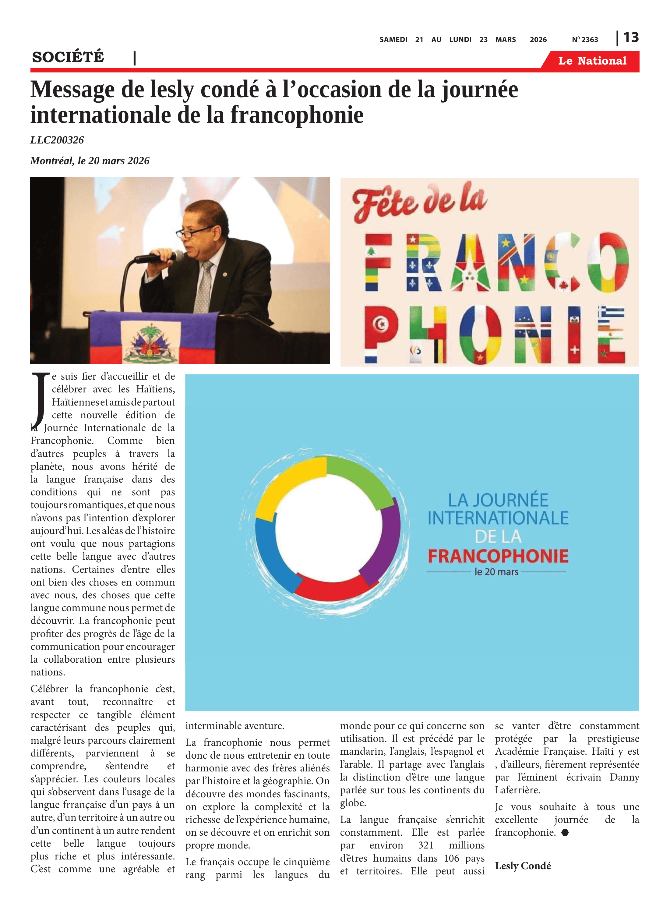 Page 13 de l'édition 2363