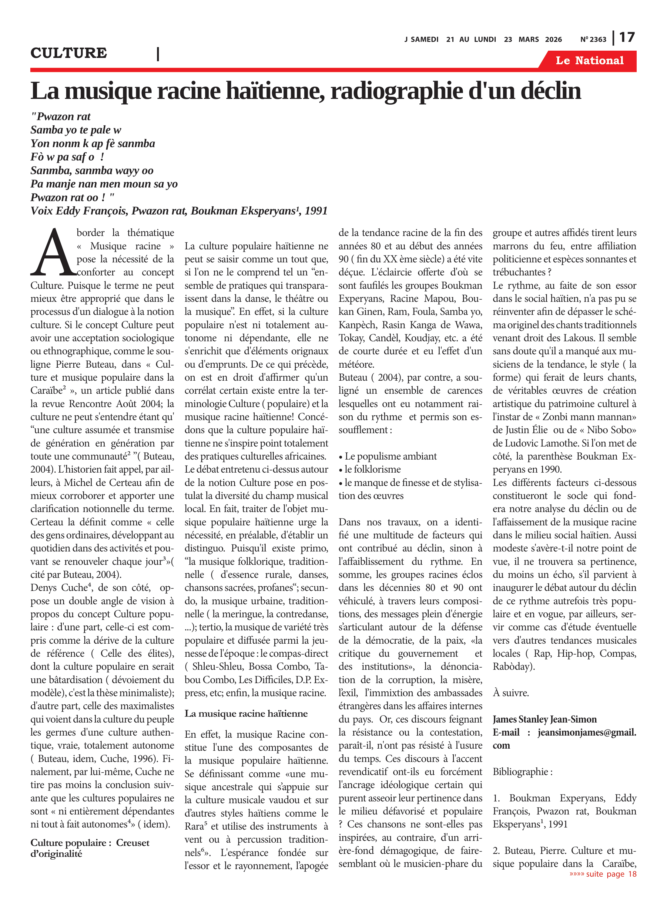 Page 17 de l'édition 2363