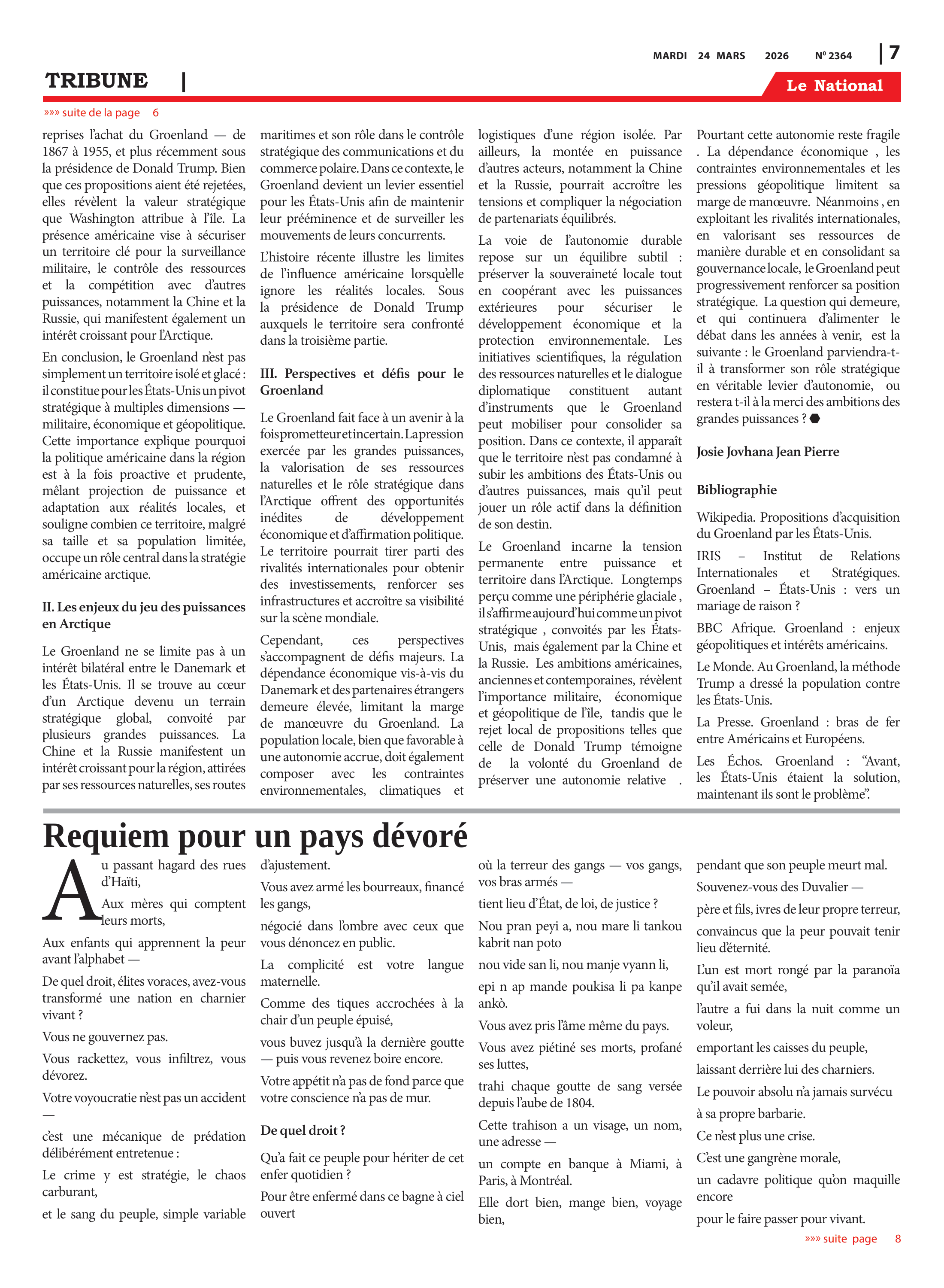 Page 7 de l'édition 2364