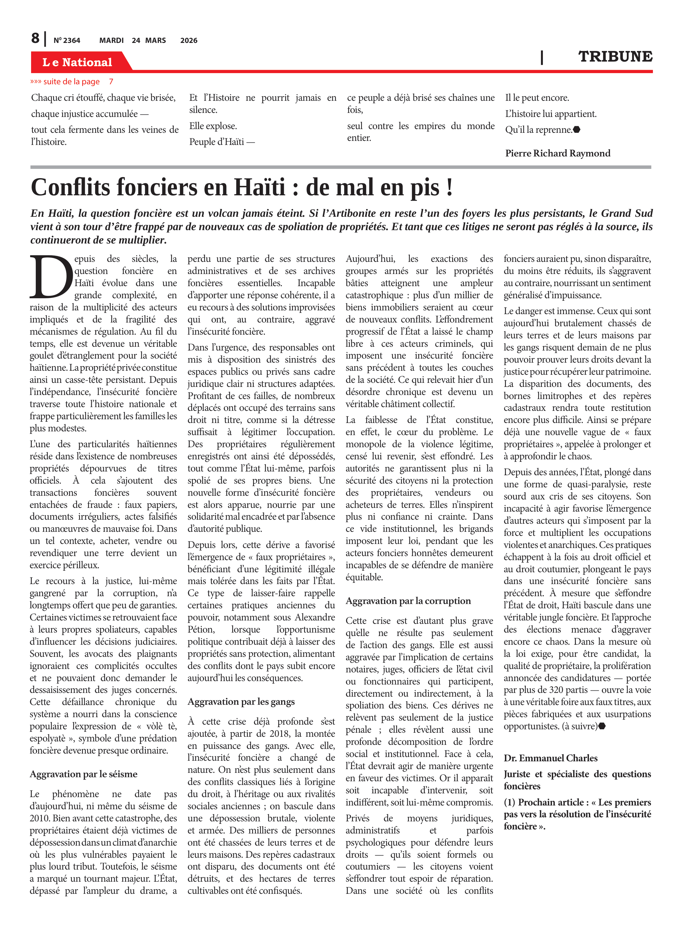 Page 8 de l'édition 2364