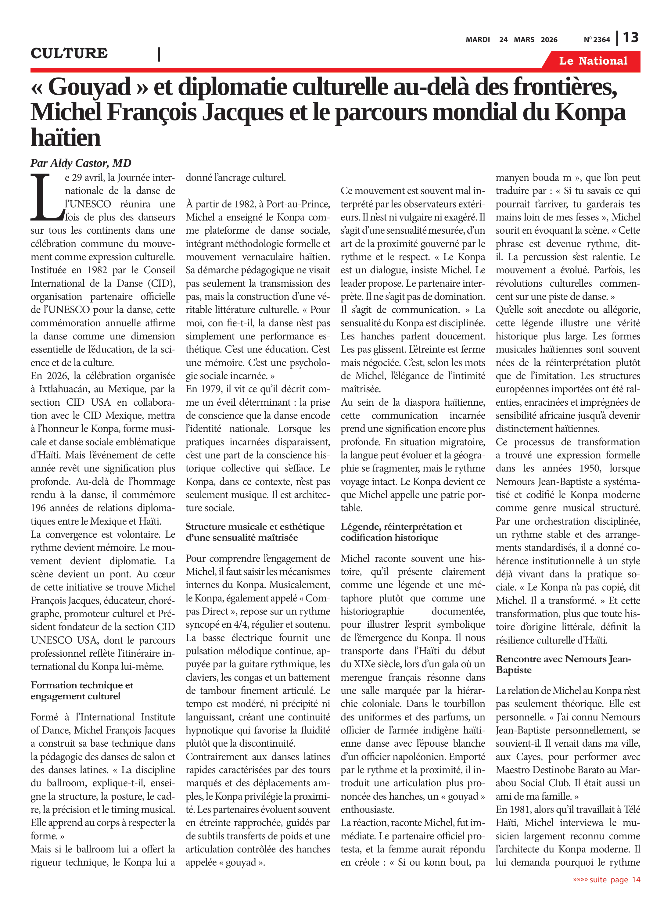 Page 13 de l'édition 2364