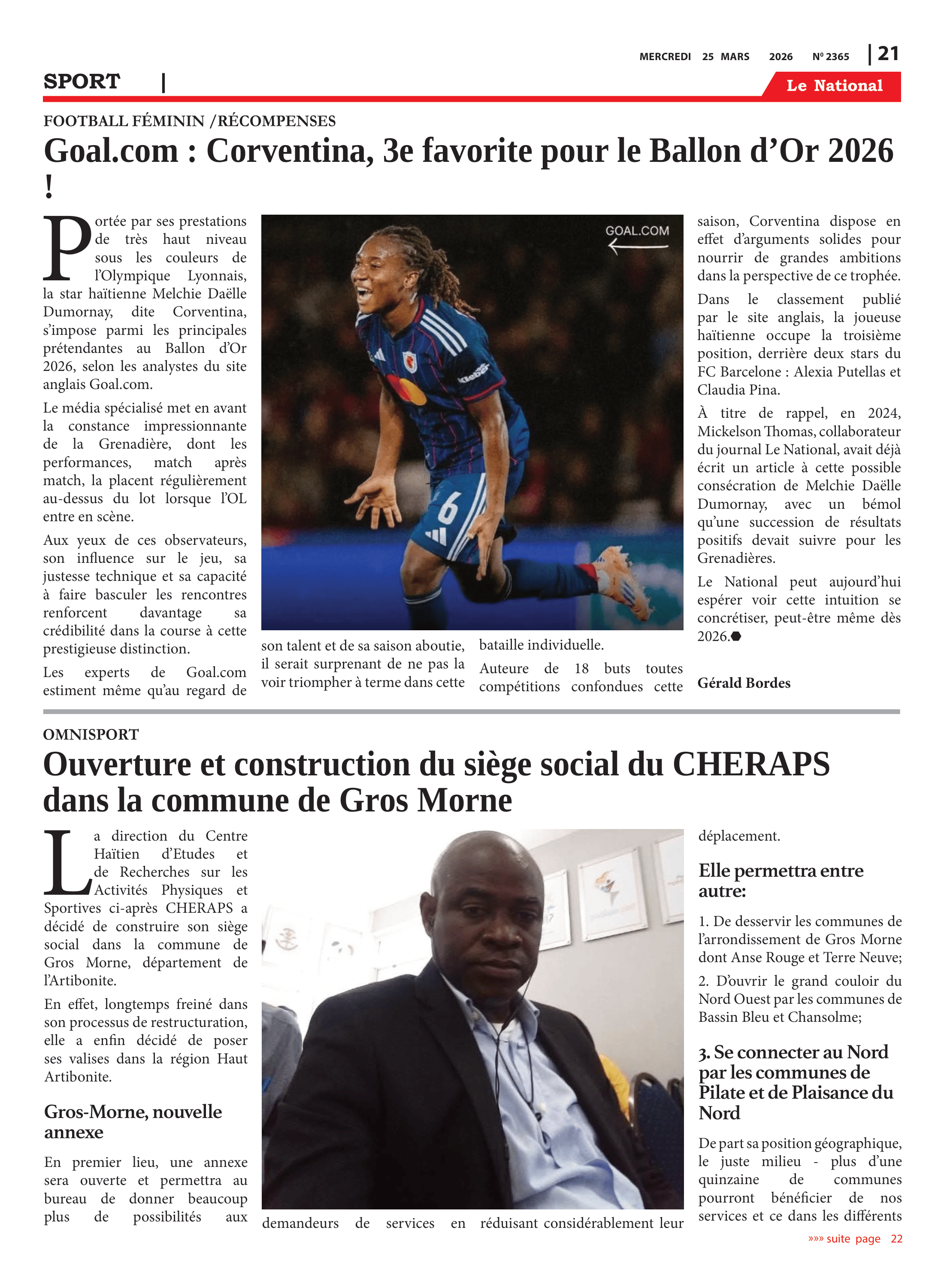 Page 21 de l'édition 2365