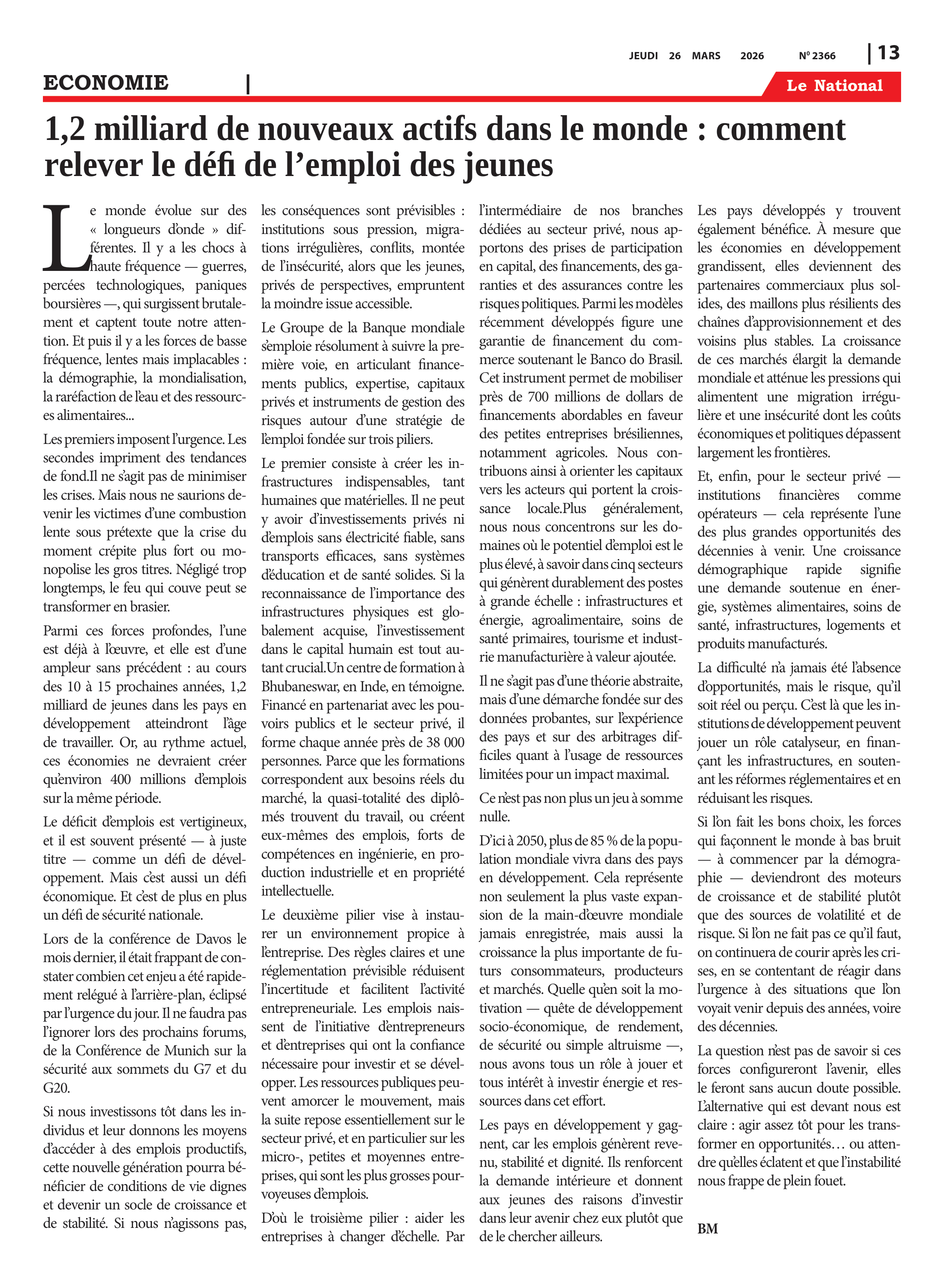 Page 13 de l'édition 2366