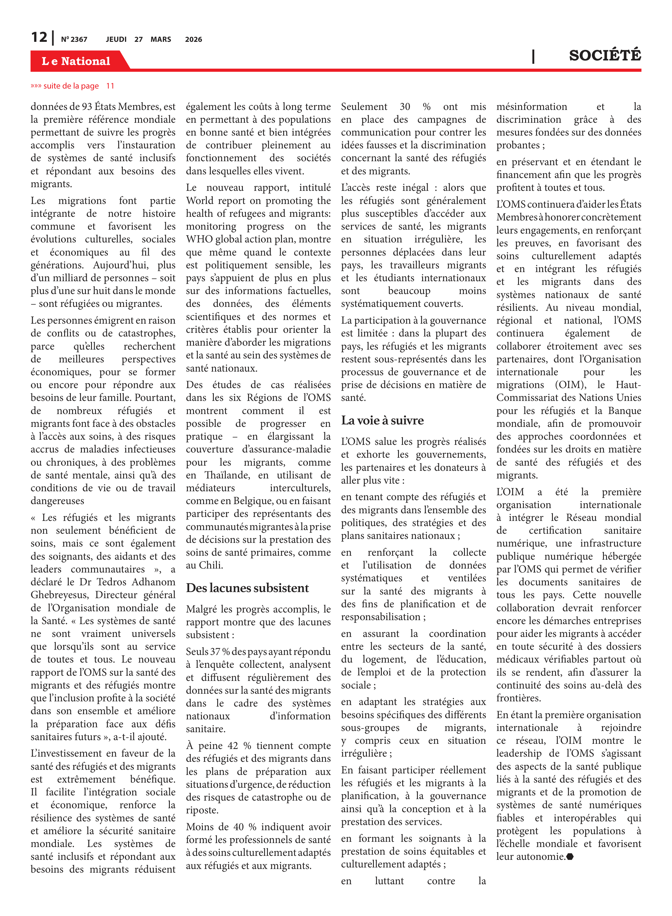 Page 12 de l'édition 2367