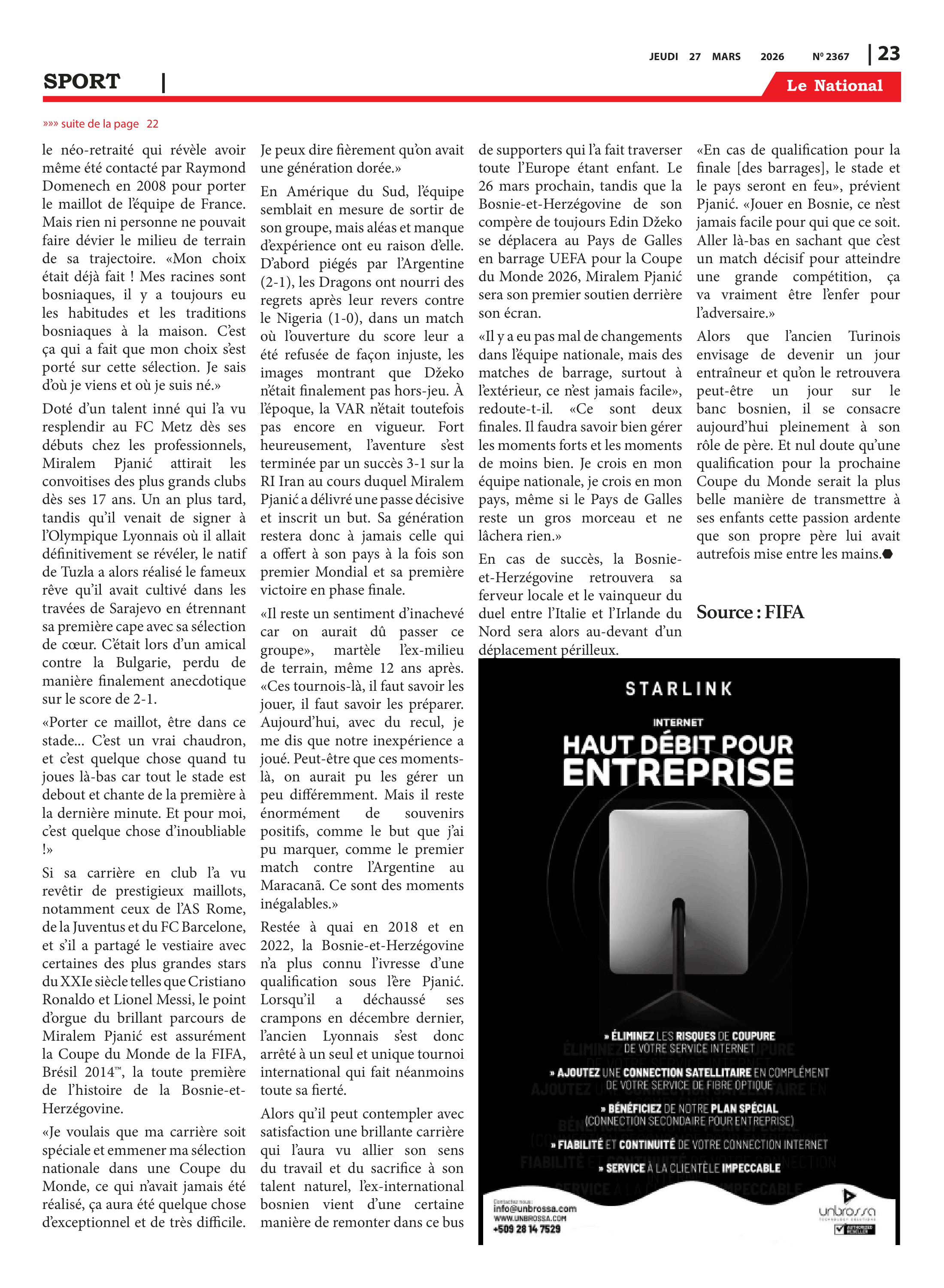 Page 23 de l'édition 2367