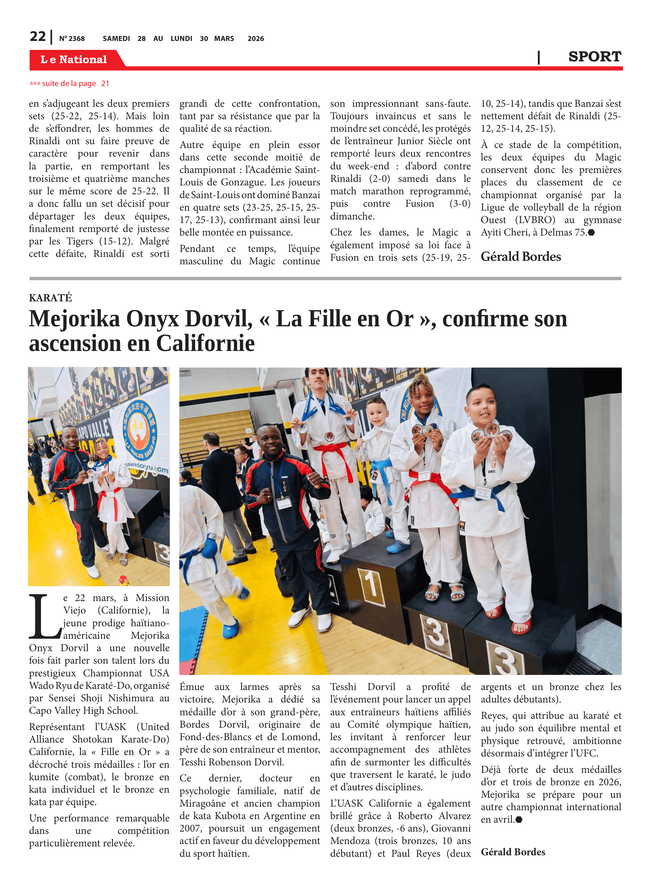 Page 22 de l'édition 2368