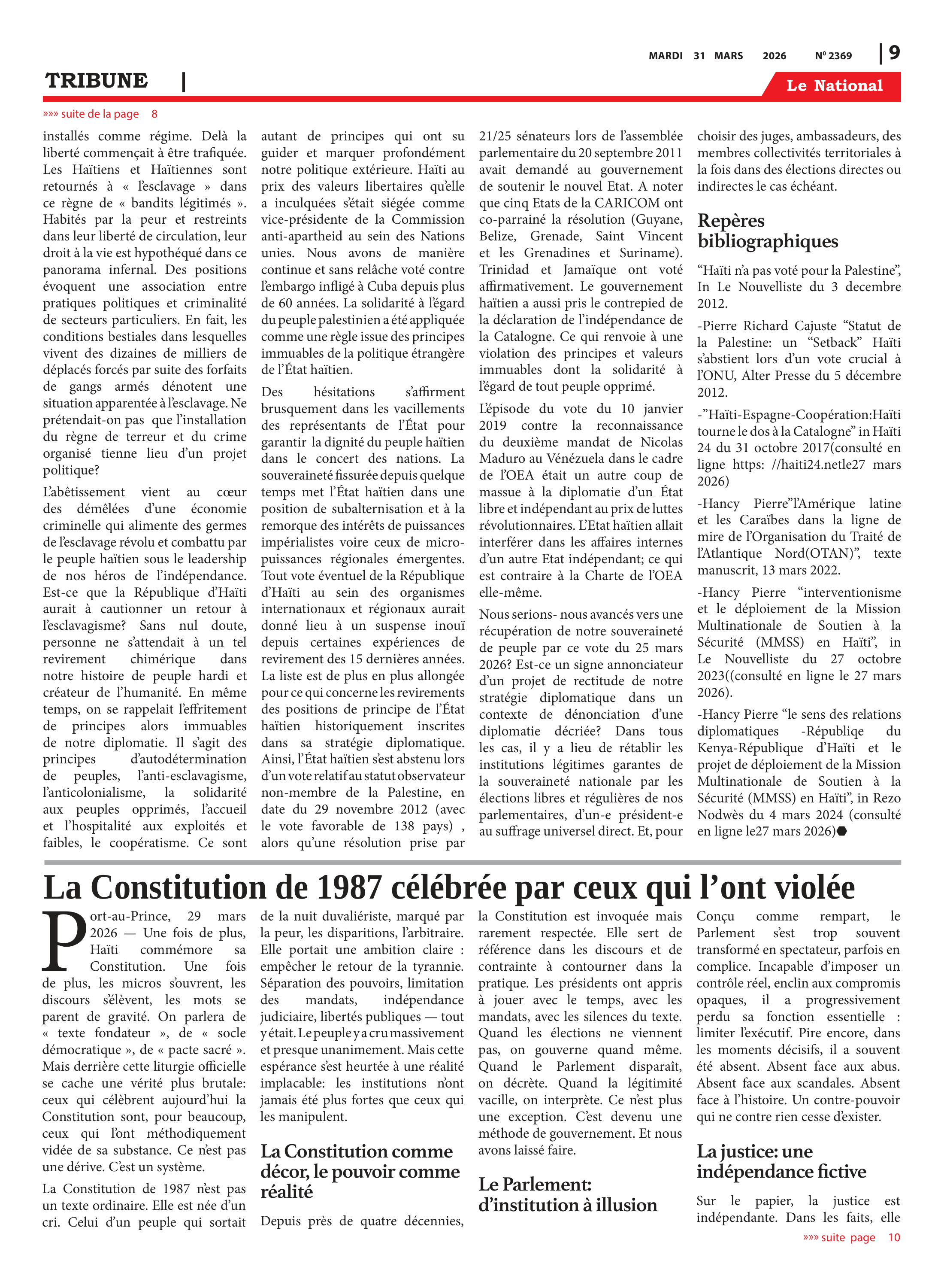 Page 9 de l'édition 2369