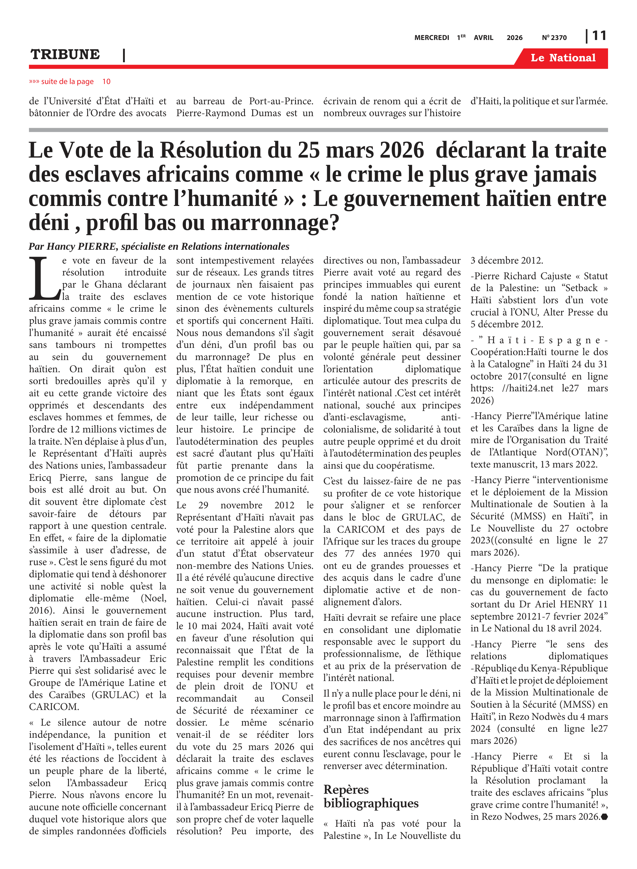 Page 11 de l'édition 2370