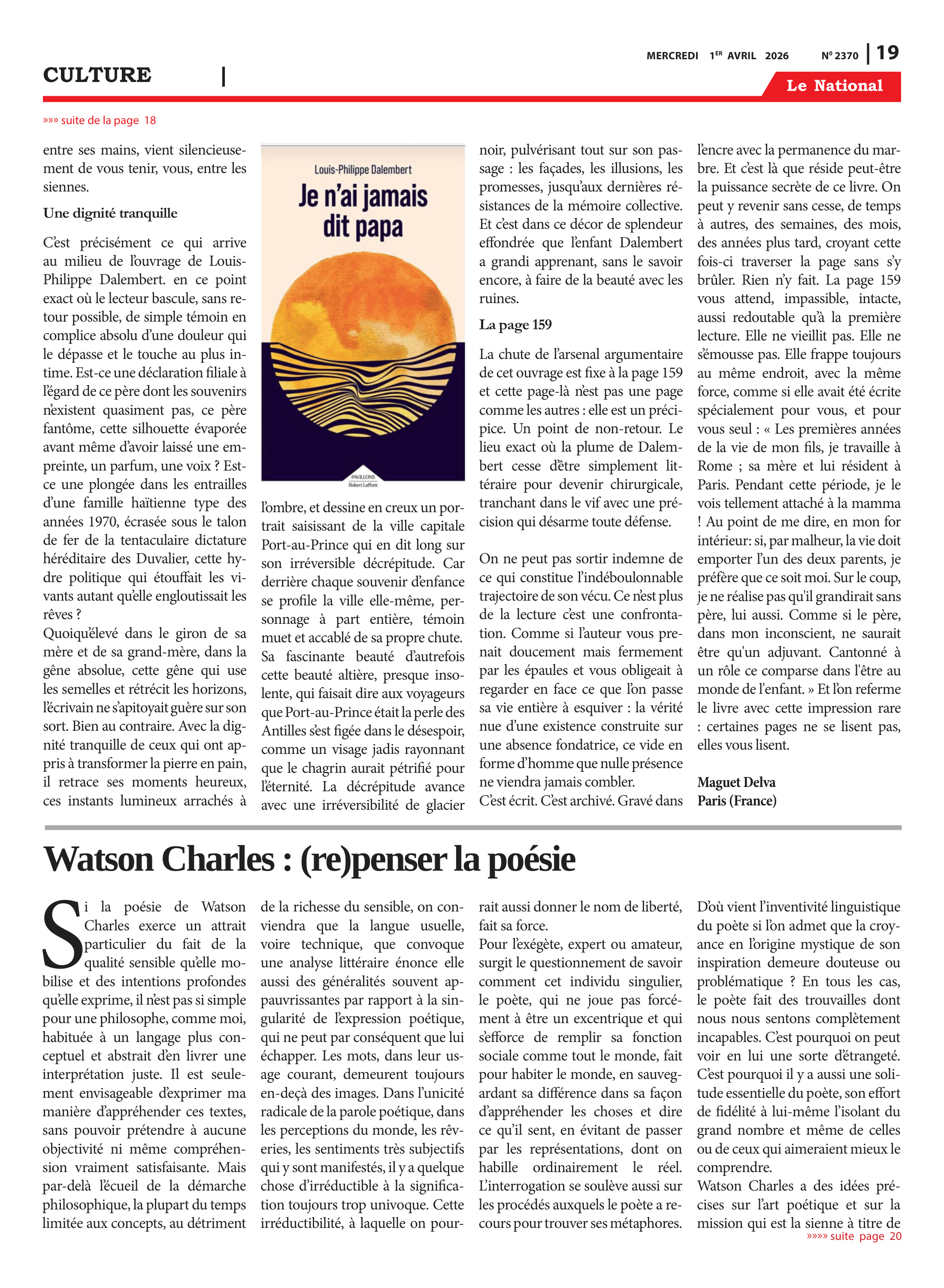 Page 19 de l'édition 2370