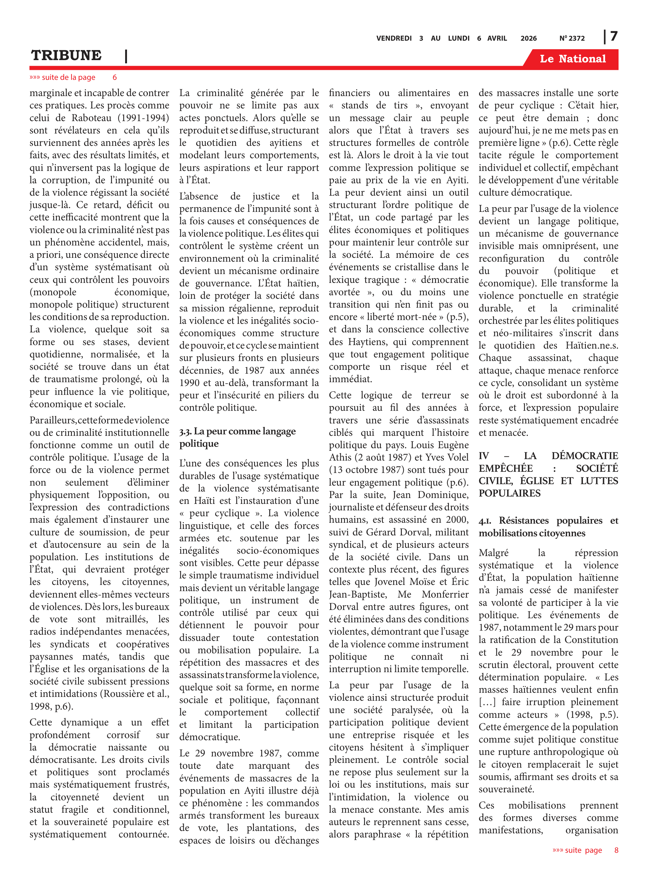 Page 7 de l'édition 2372