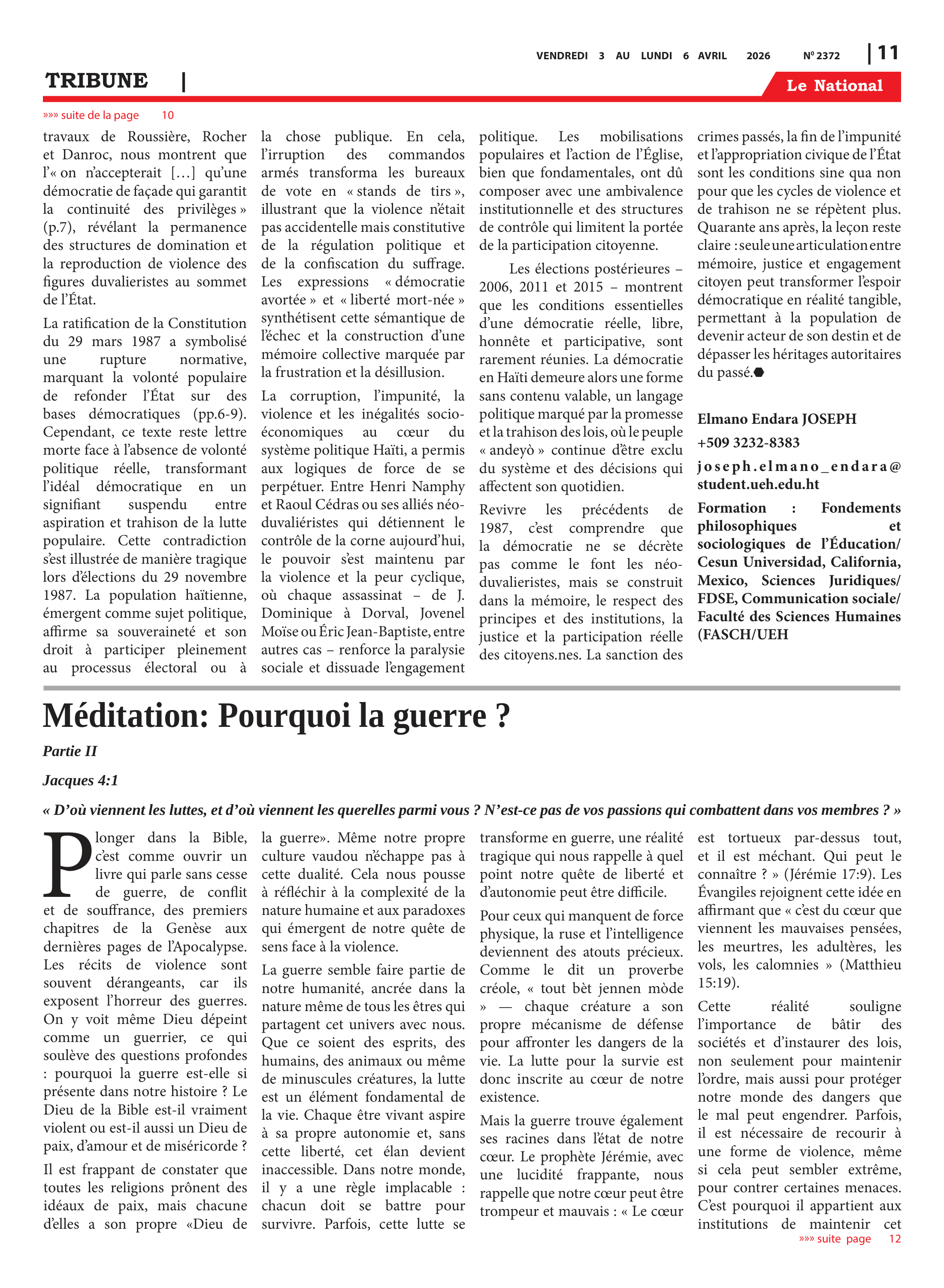 Page 11 de l'édition 2372