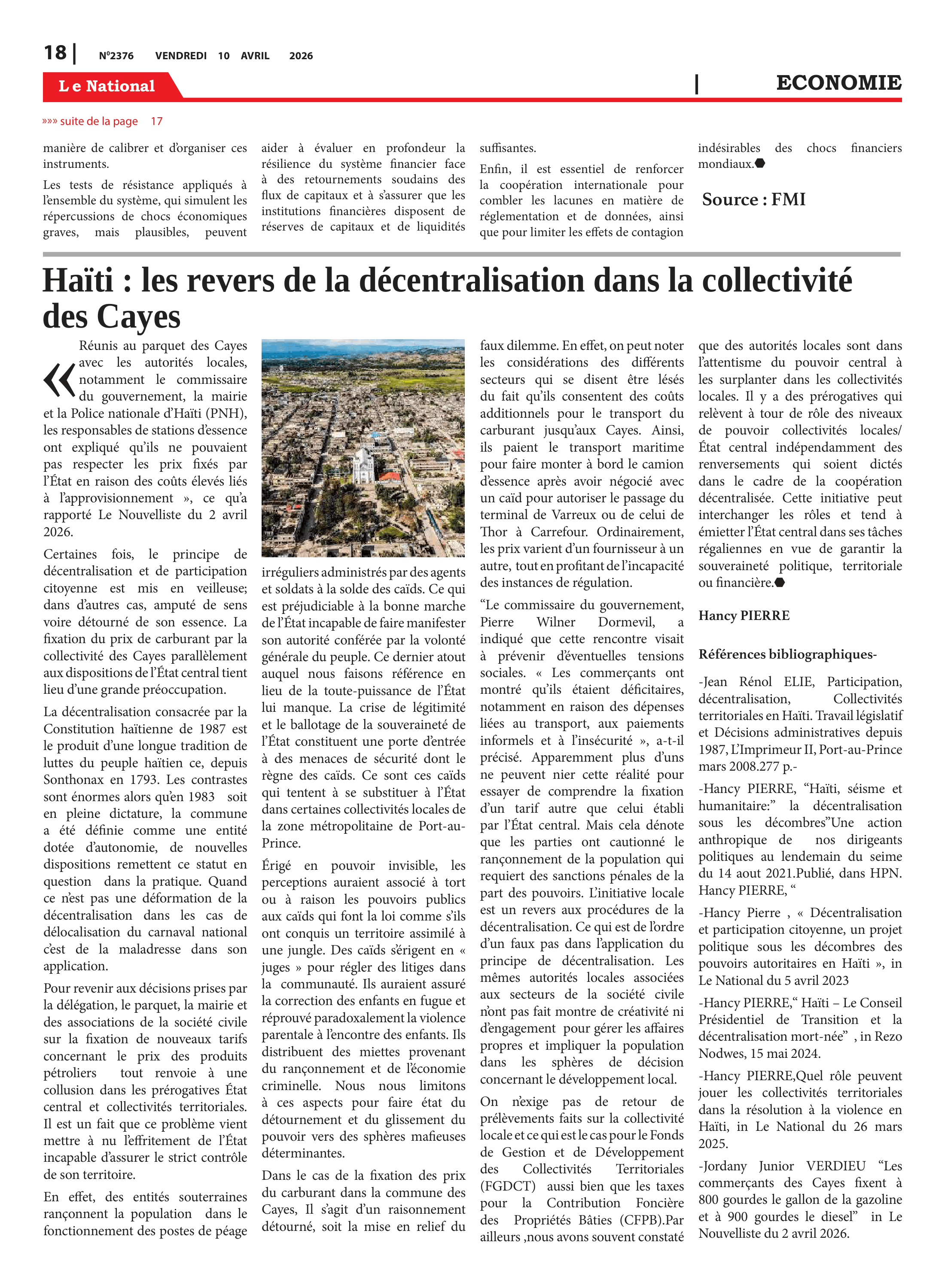 Page 18 de l'édition 2376