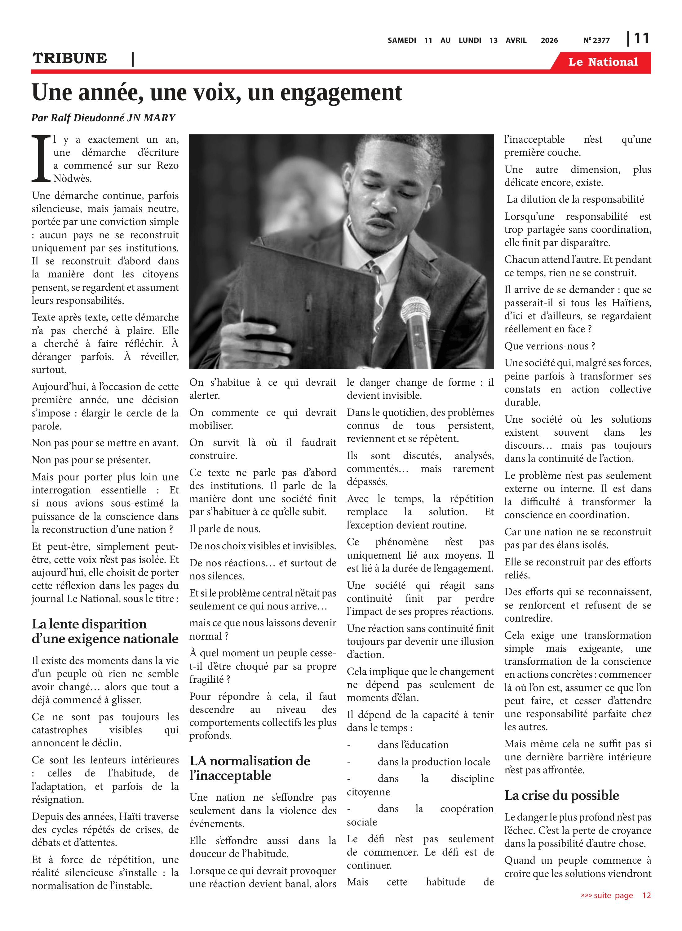 Page 11 de l'édition 2377