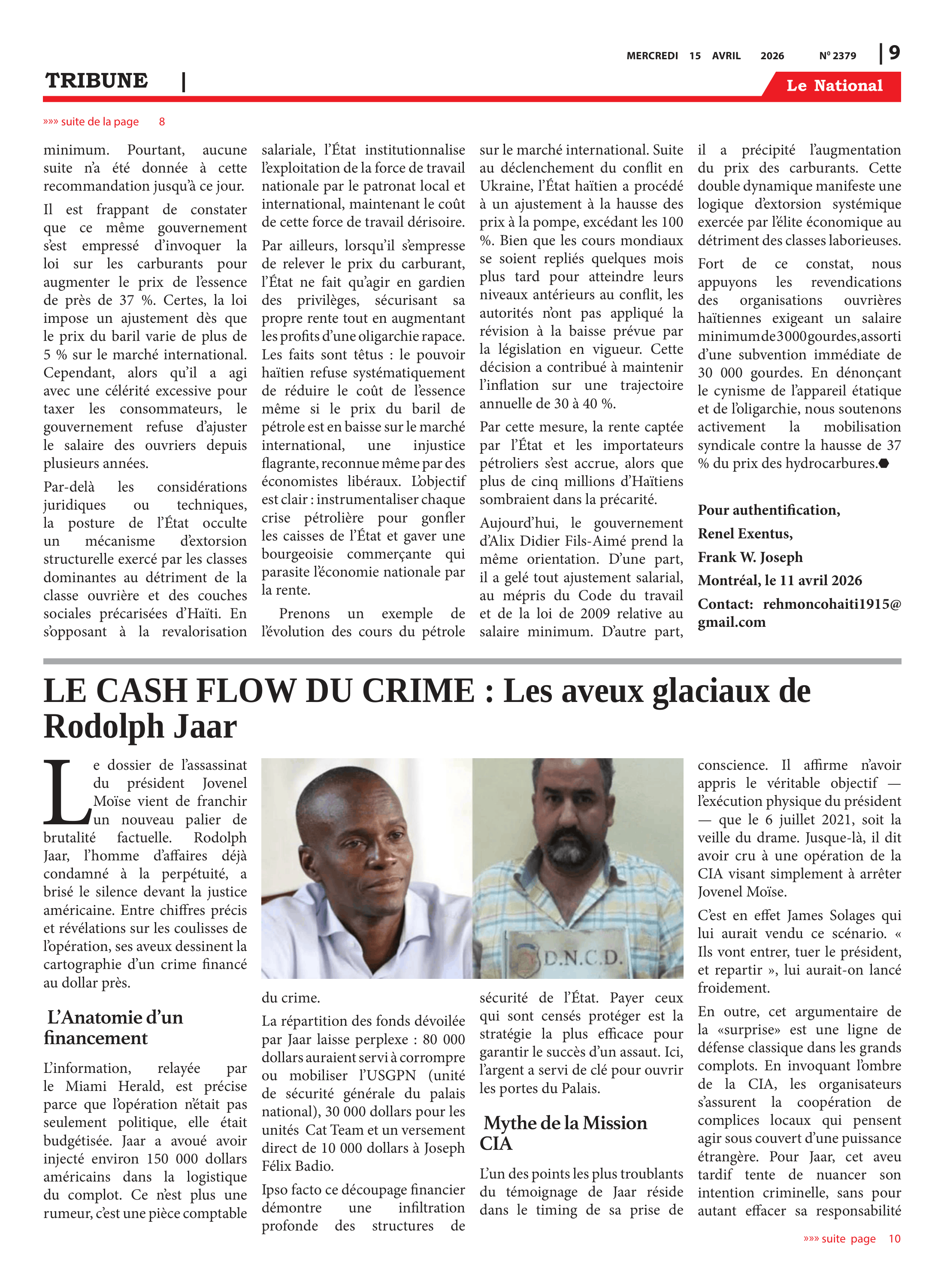Page 9 de l'édition 2379