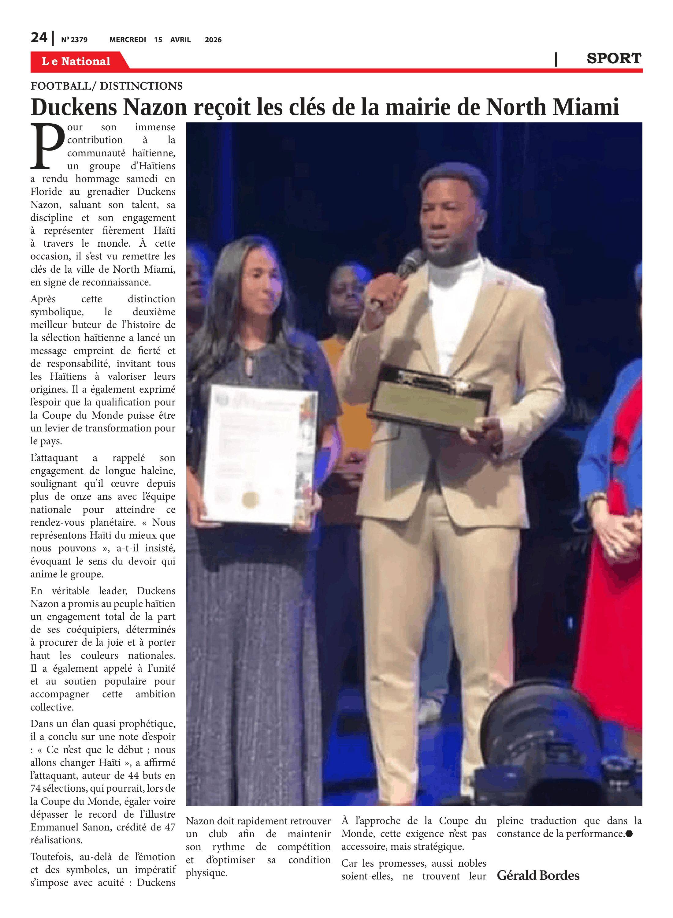 Page 24 de l'édition 2379
