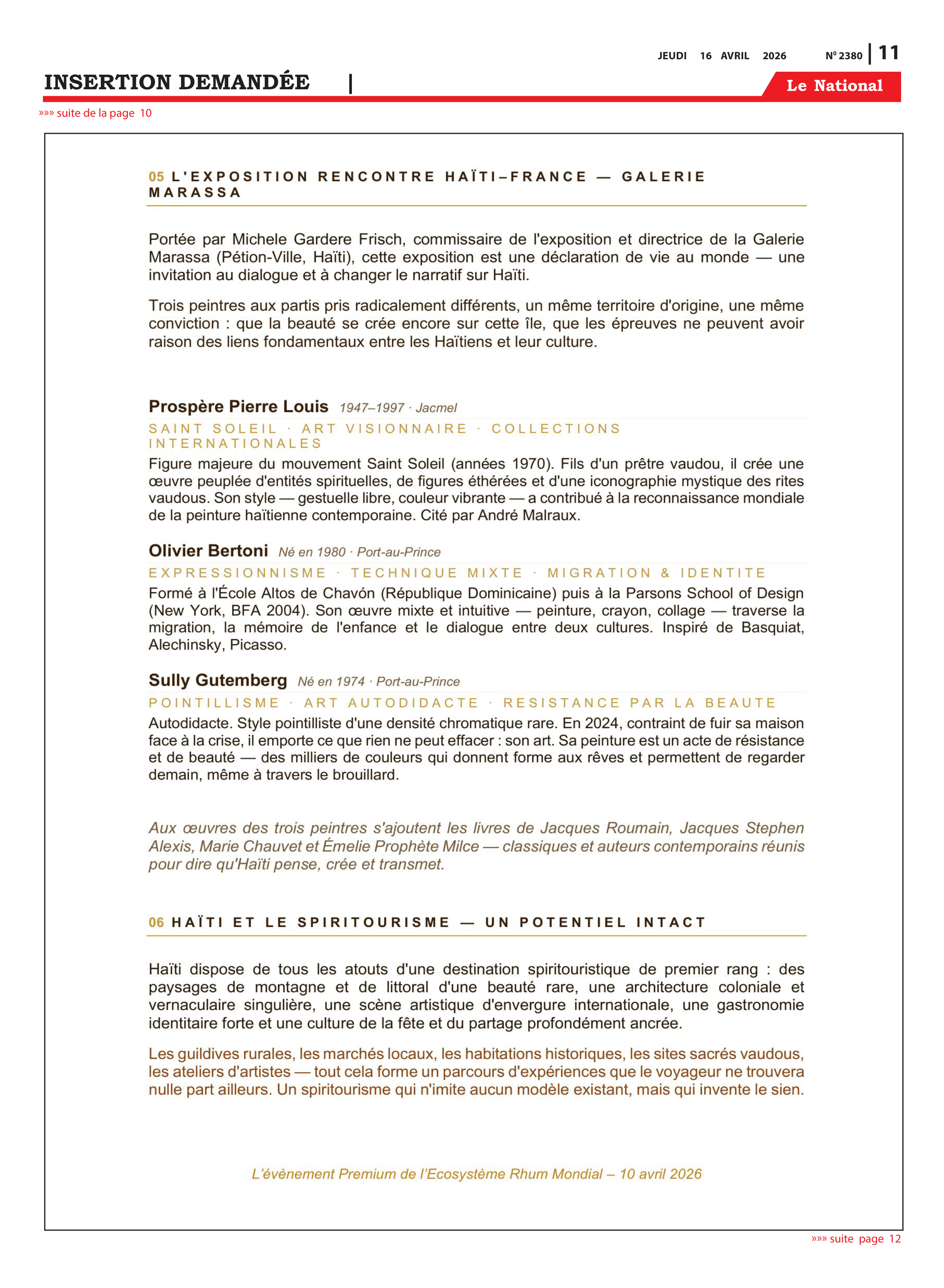 Page 11 de l'édition 2380