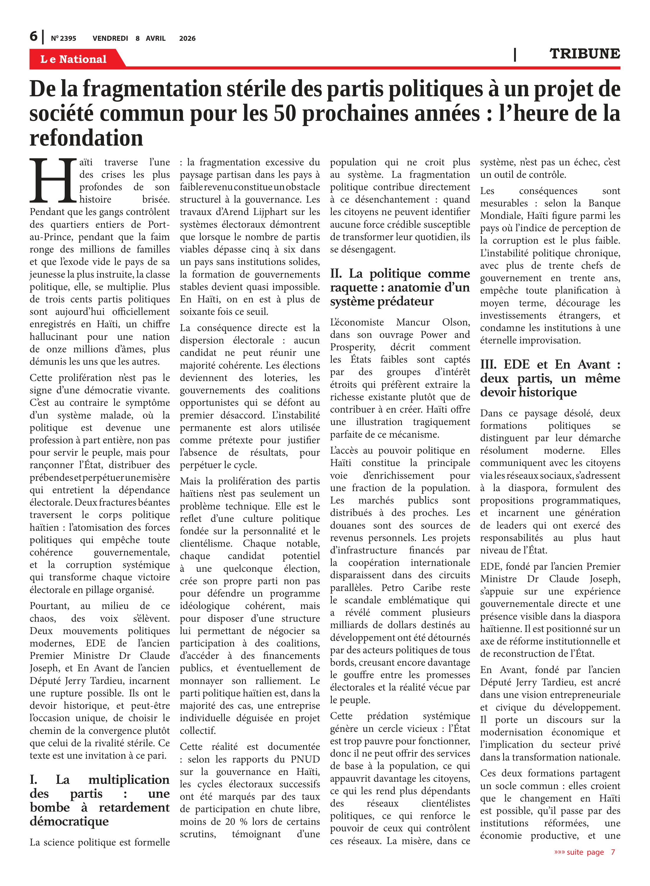 Page 6 de l'édition 2395