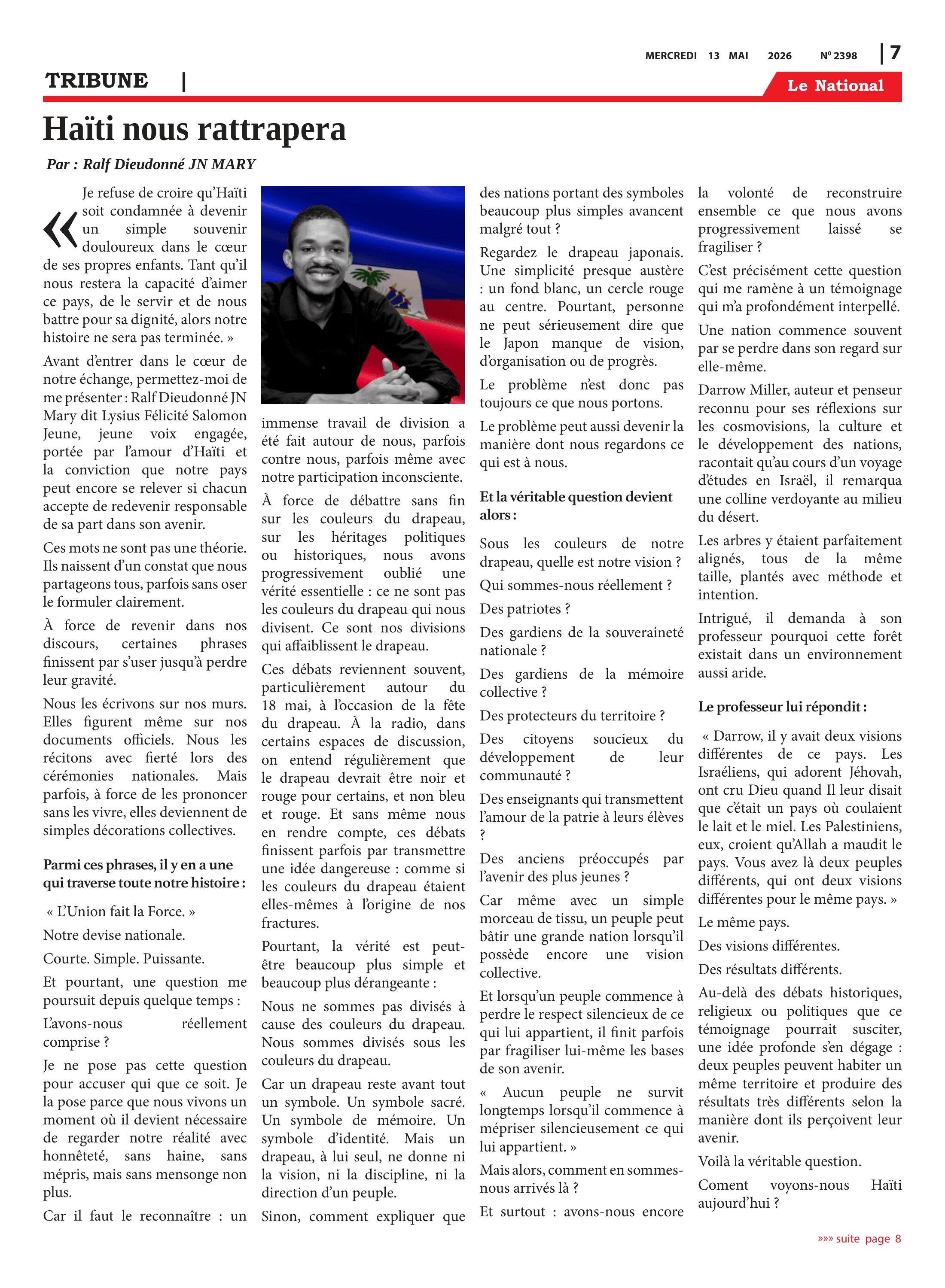 Page 7 de l'édition 2398