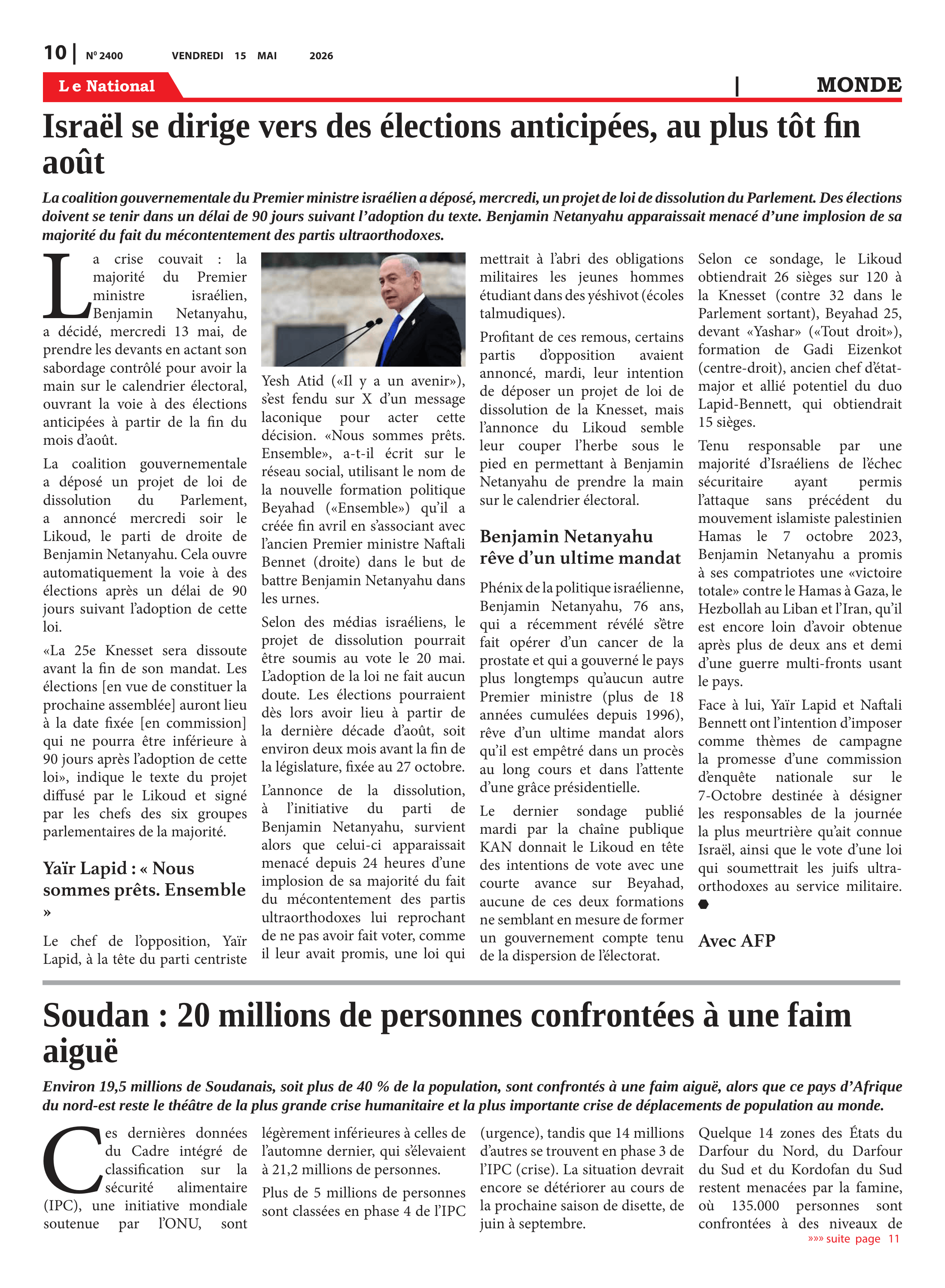 Page 10 de l'édition 2400