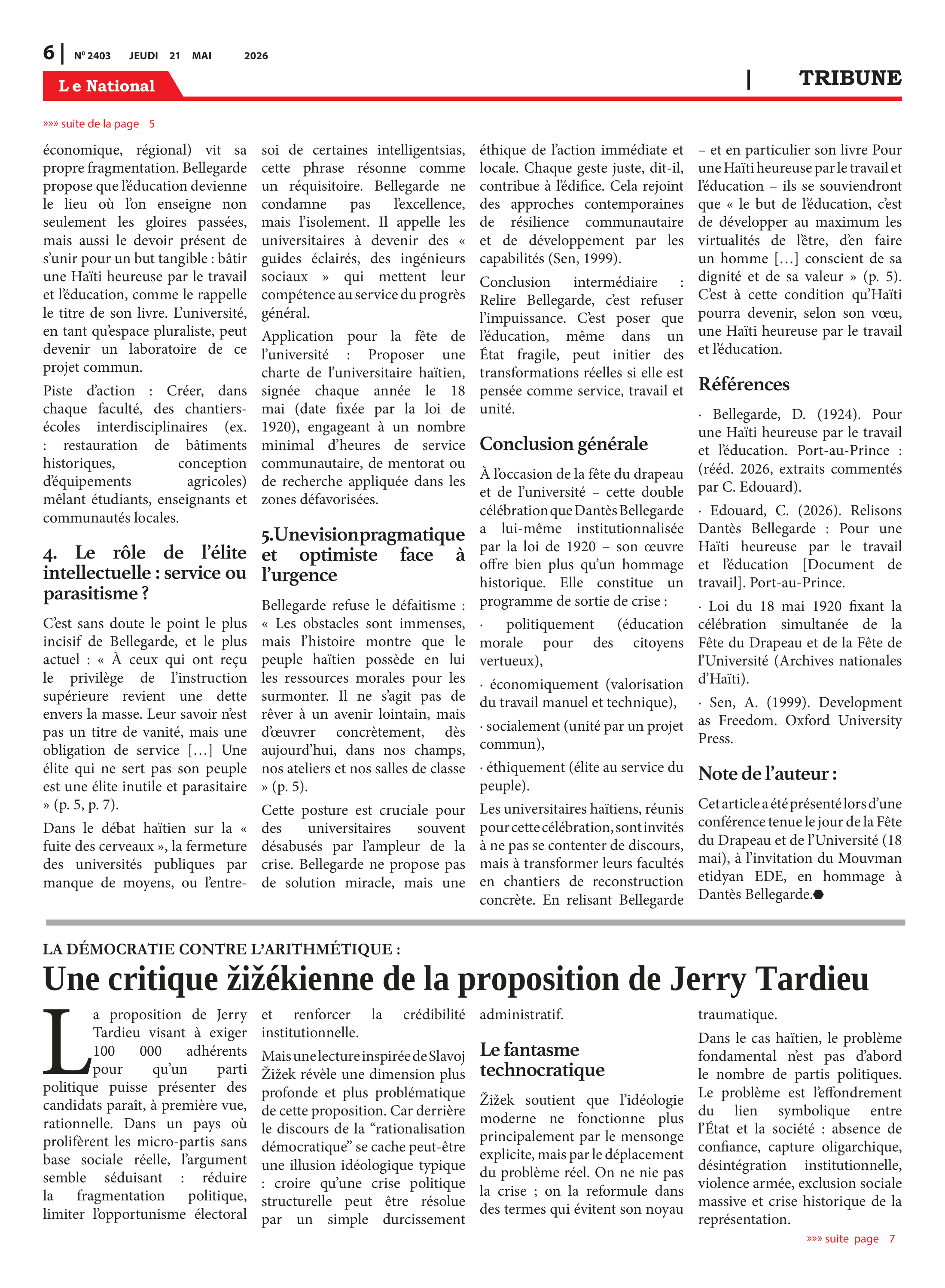 Page 6 de l'édition 2403