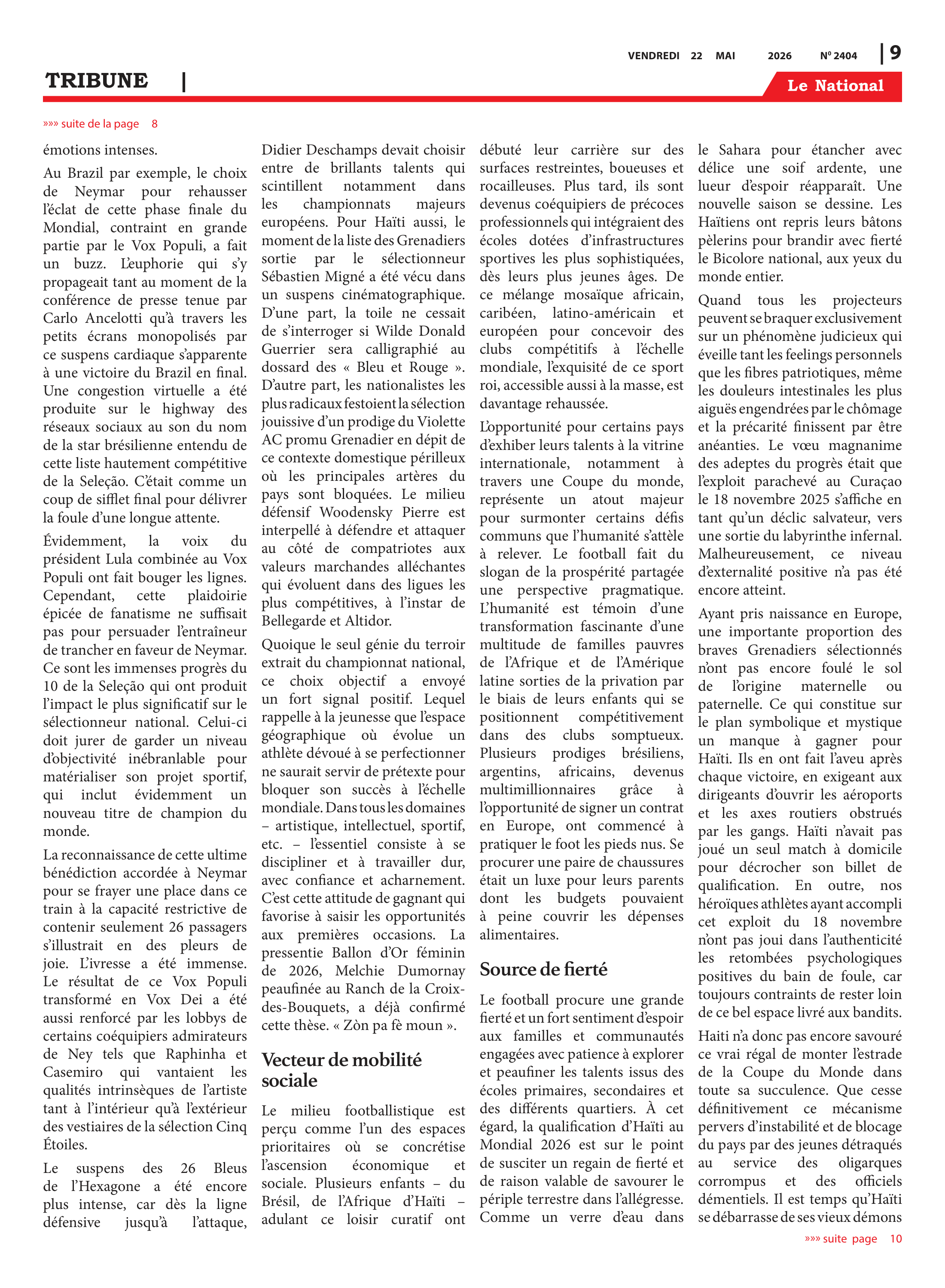 Page 9 de l'édition 2404