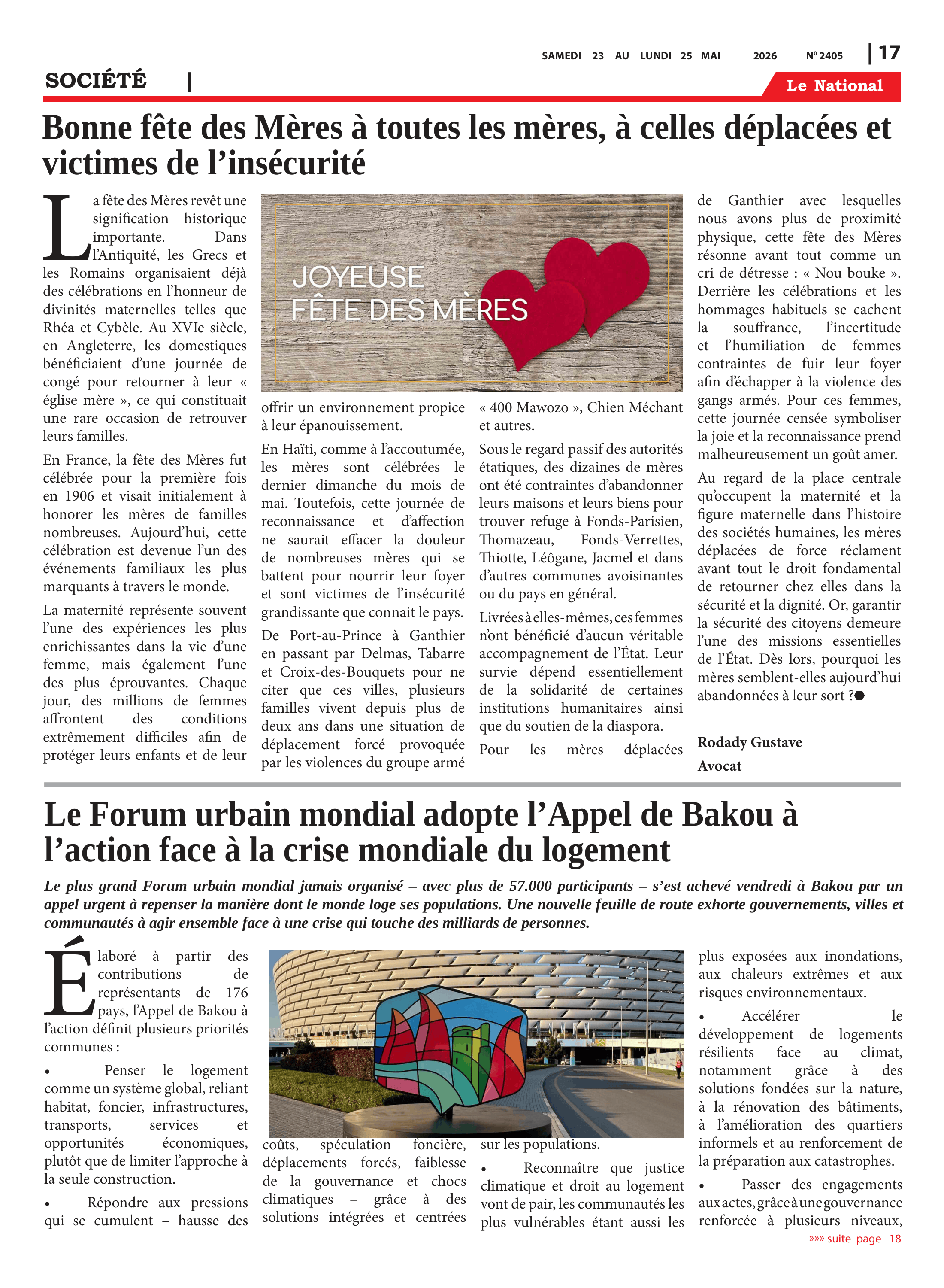 Page 17 de l'édition 2405