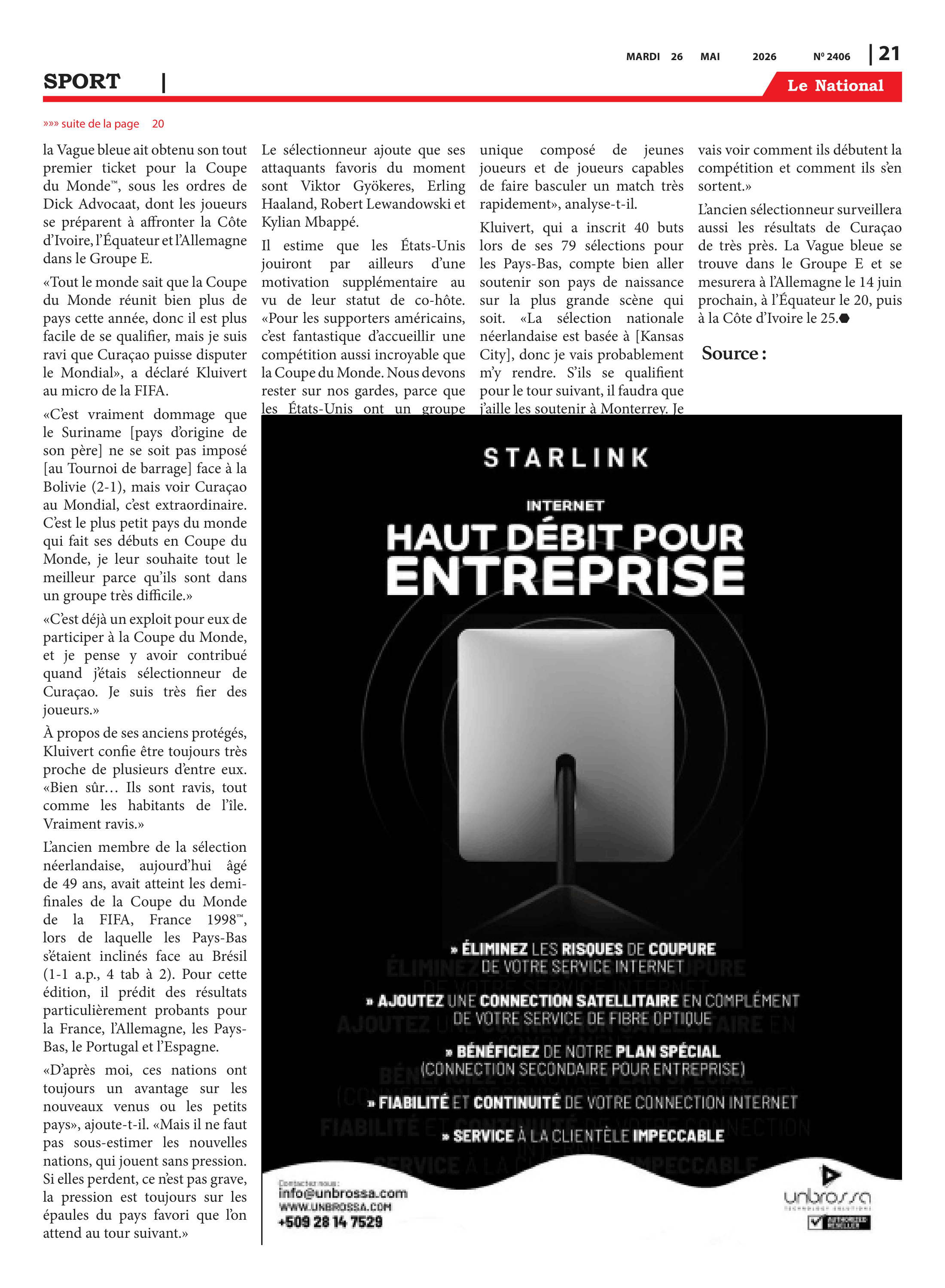 Page 21 de l'édition 2406