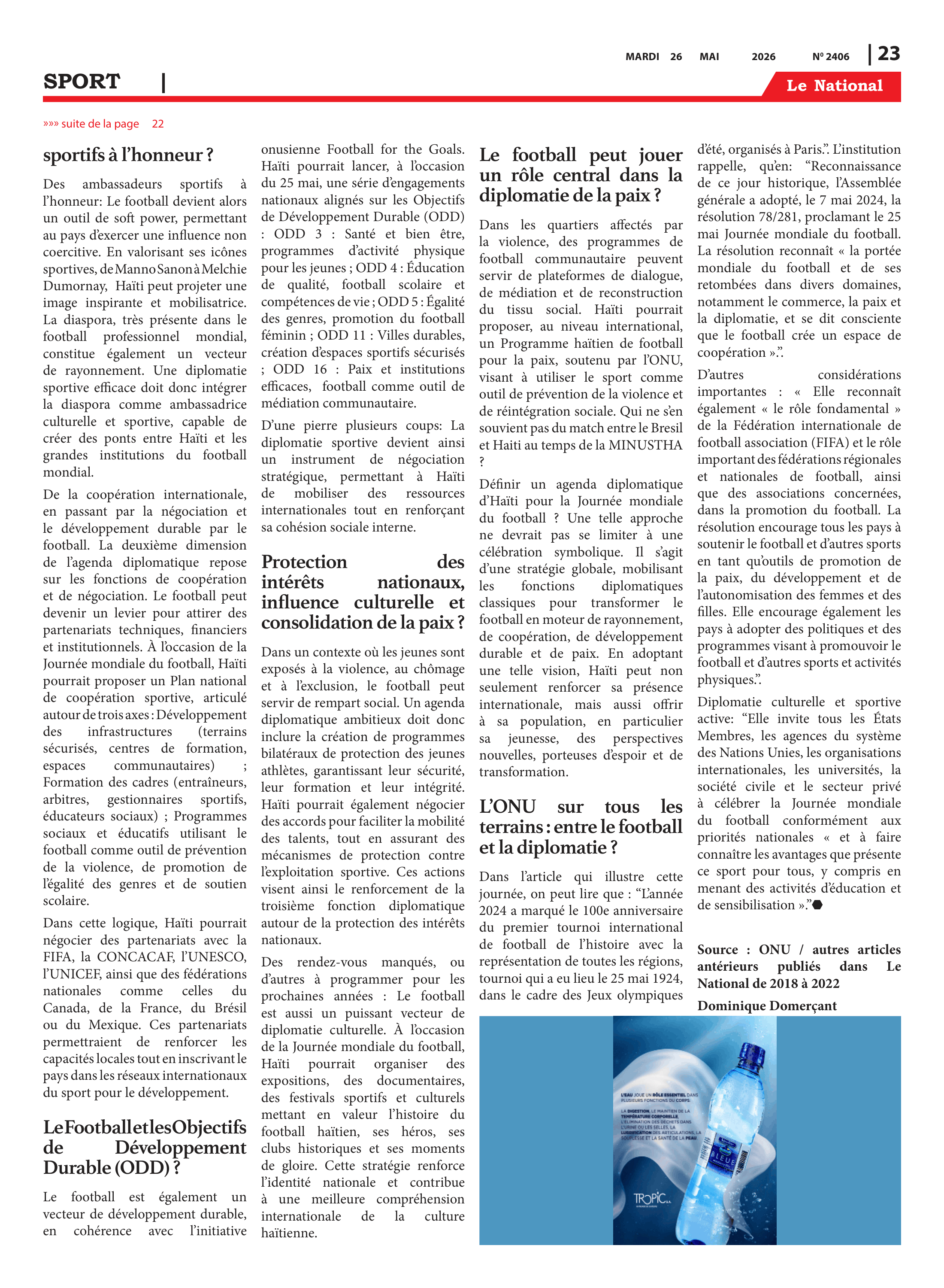 Page 23 de l'édition 2406