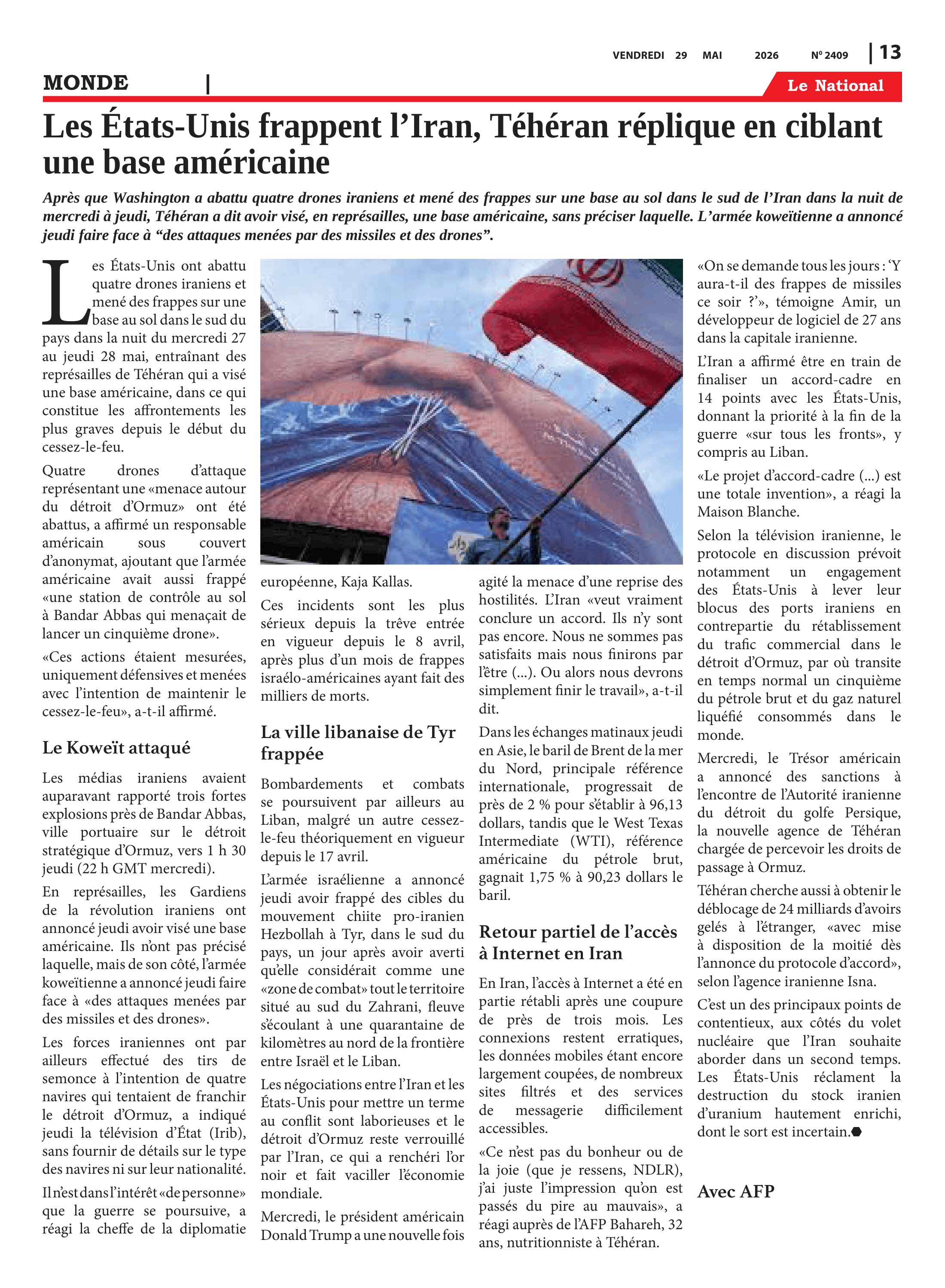Page 13 de l'édition 2409