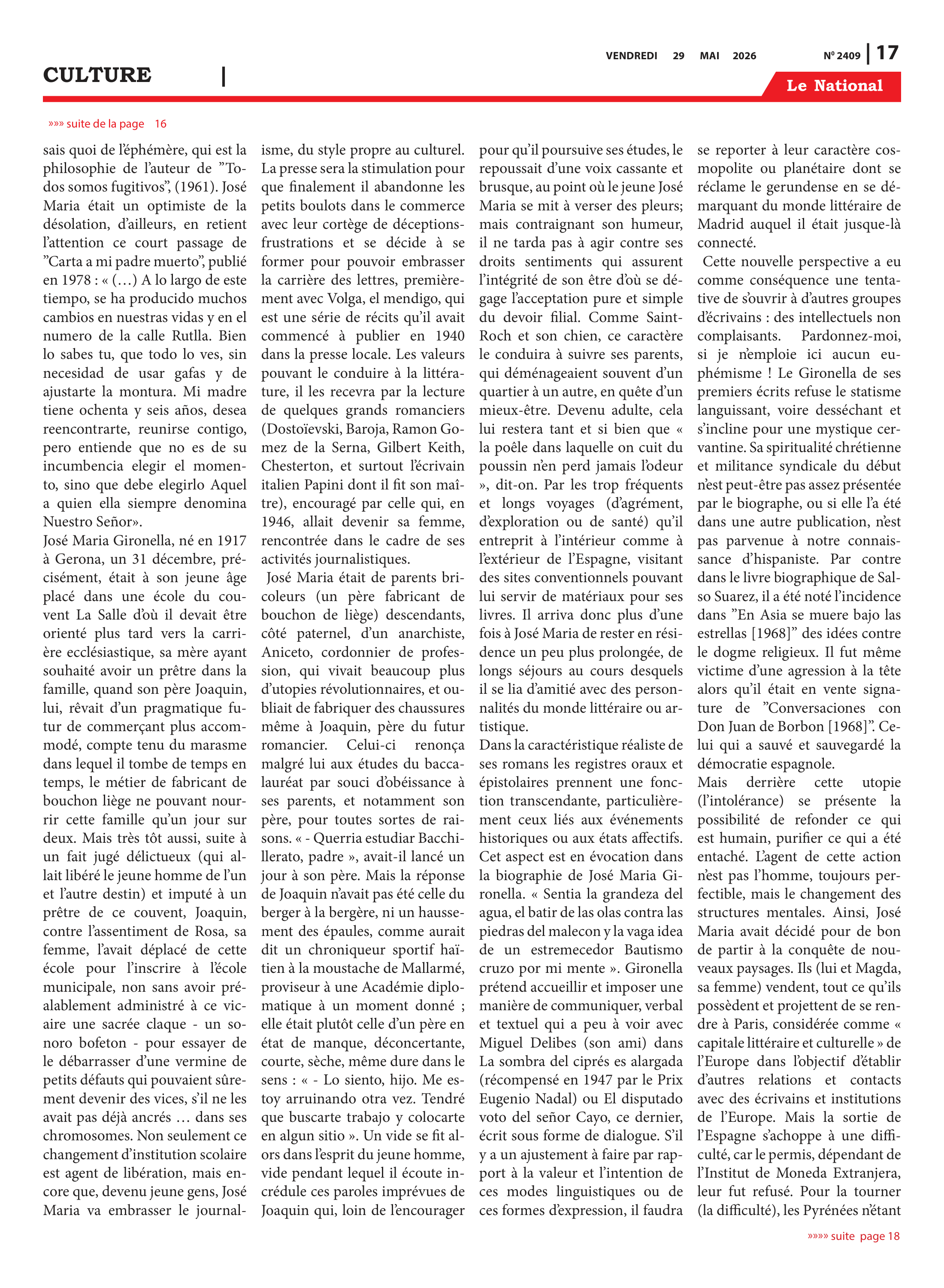 Page 17 de l'édition 2409