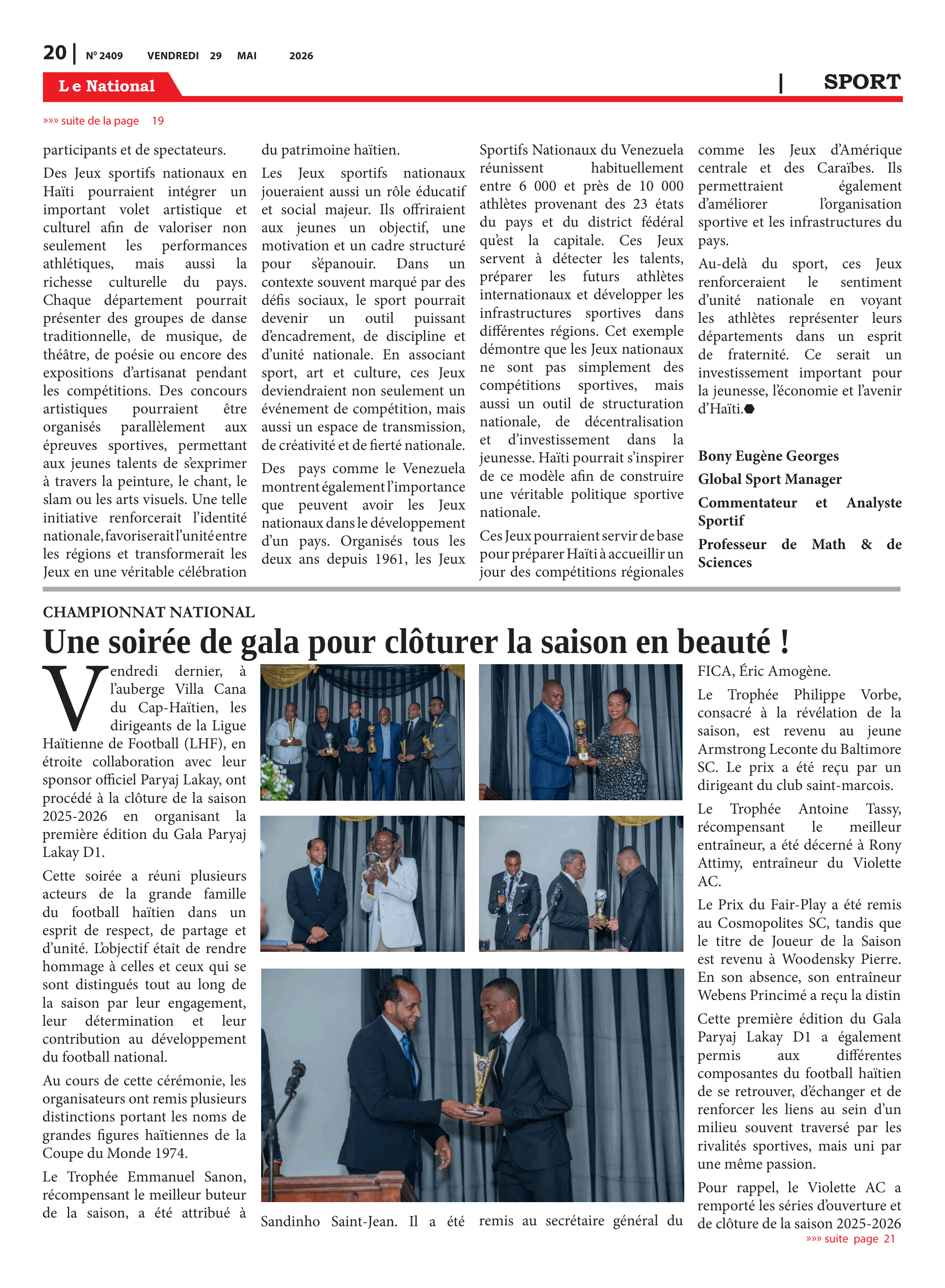 Page 20 de l'édition 2409