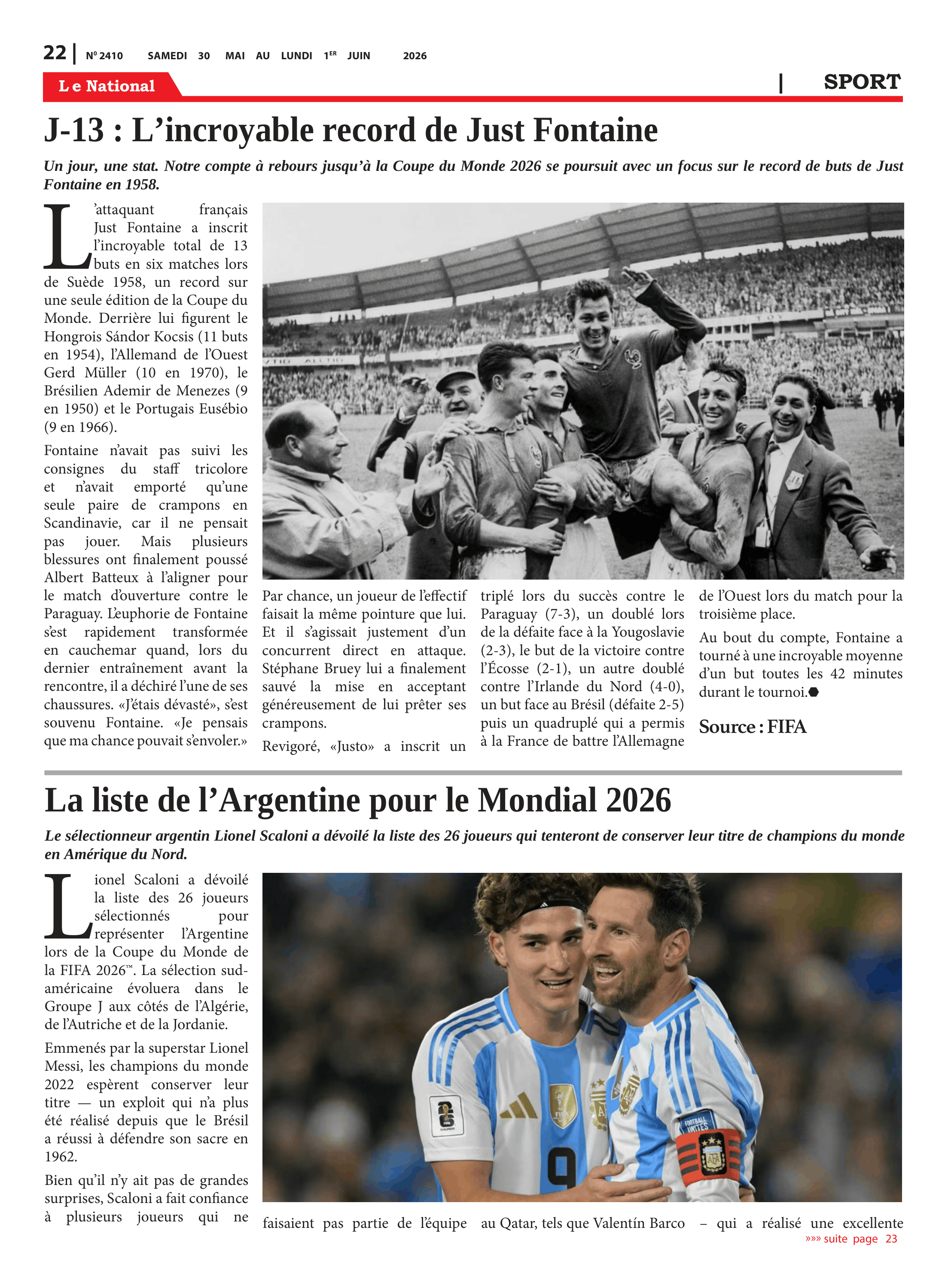 Page 22 de l'édition 2410