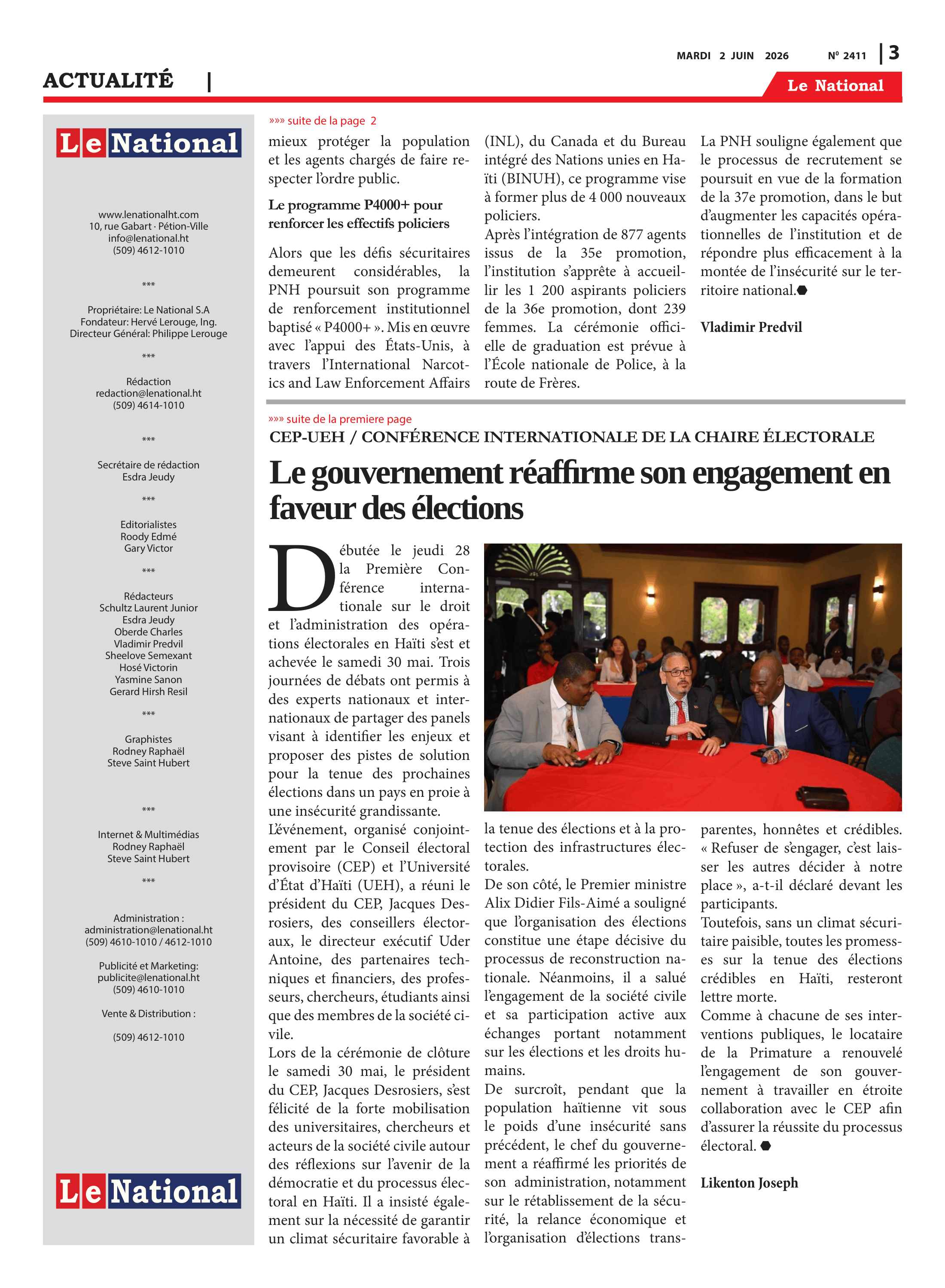 Page 3 de l'édition 2411