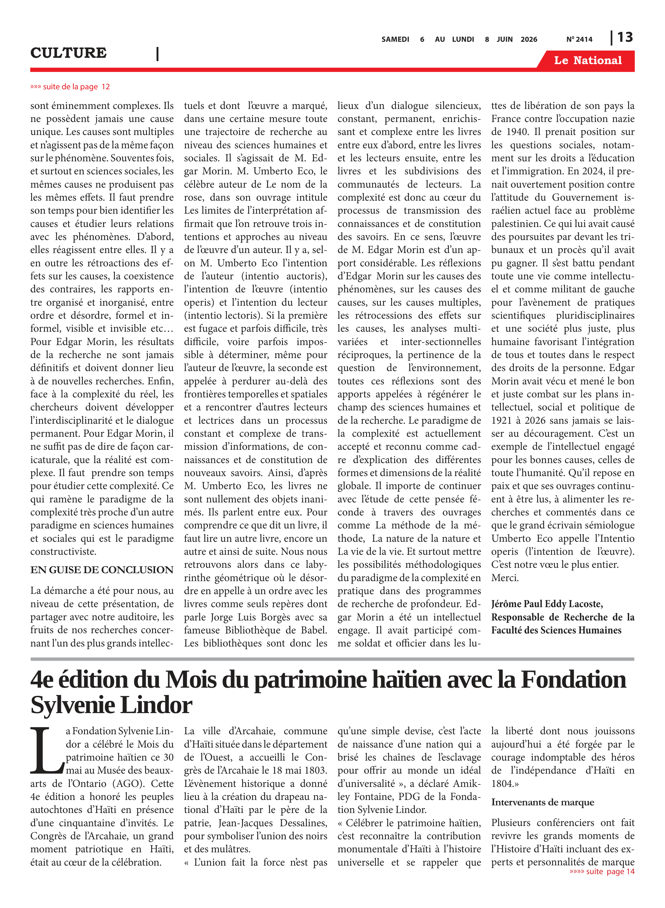 Page 13 de l'édition 2414