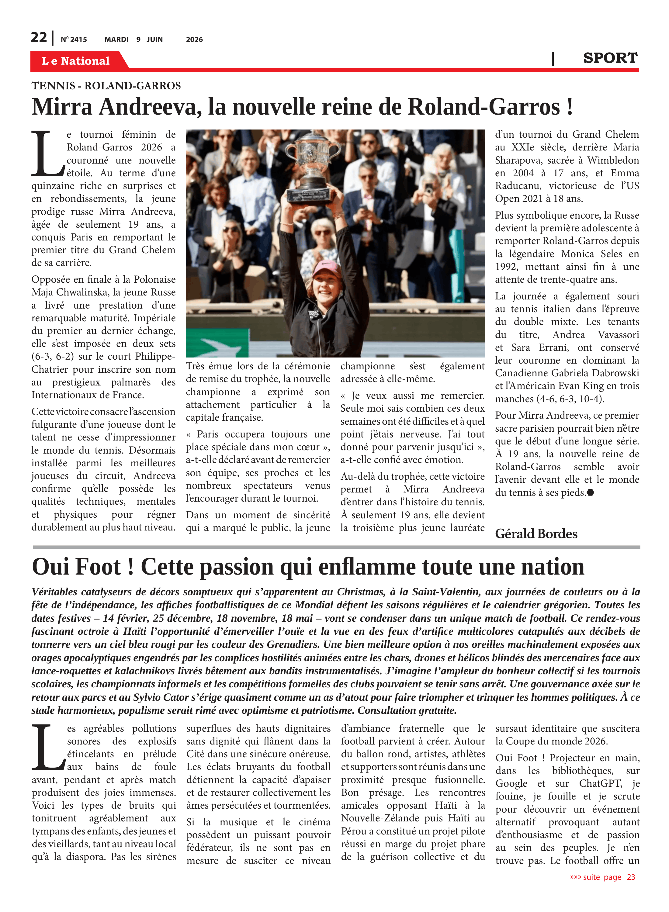 Page 22 de l'édition 2415