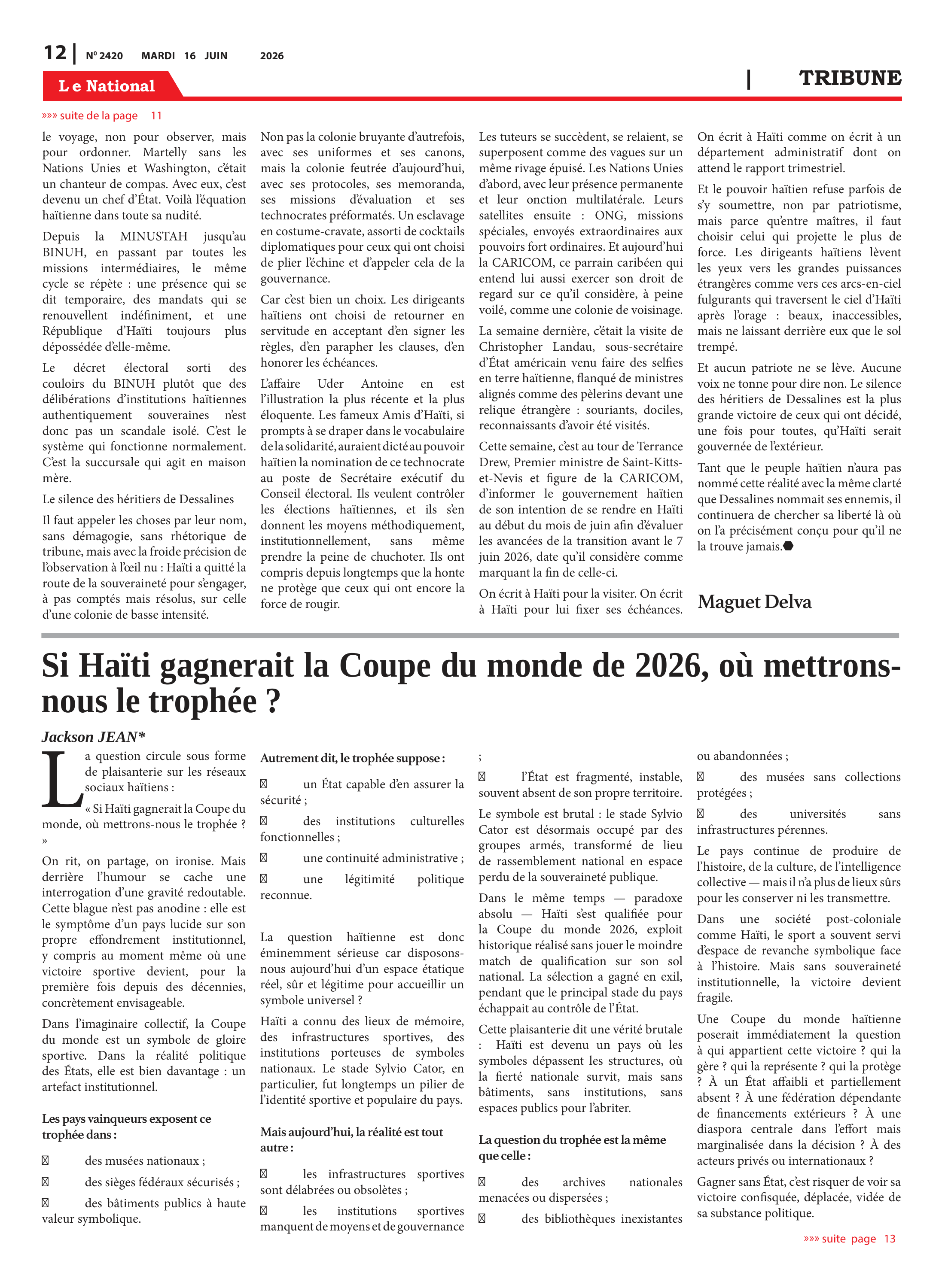 Page 12 de l'édition 2420