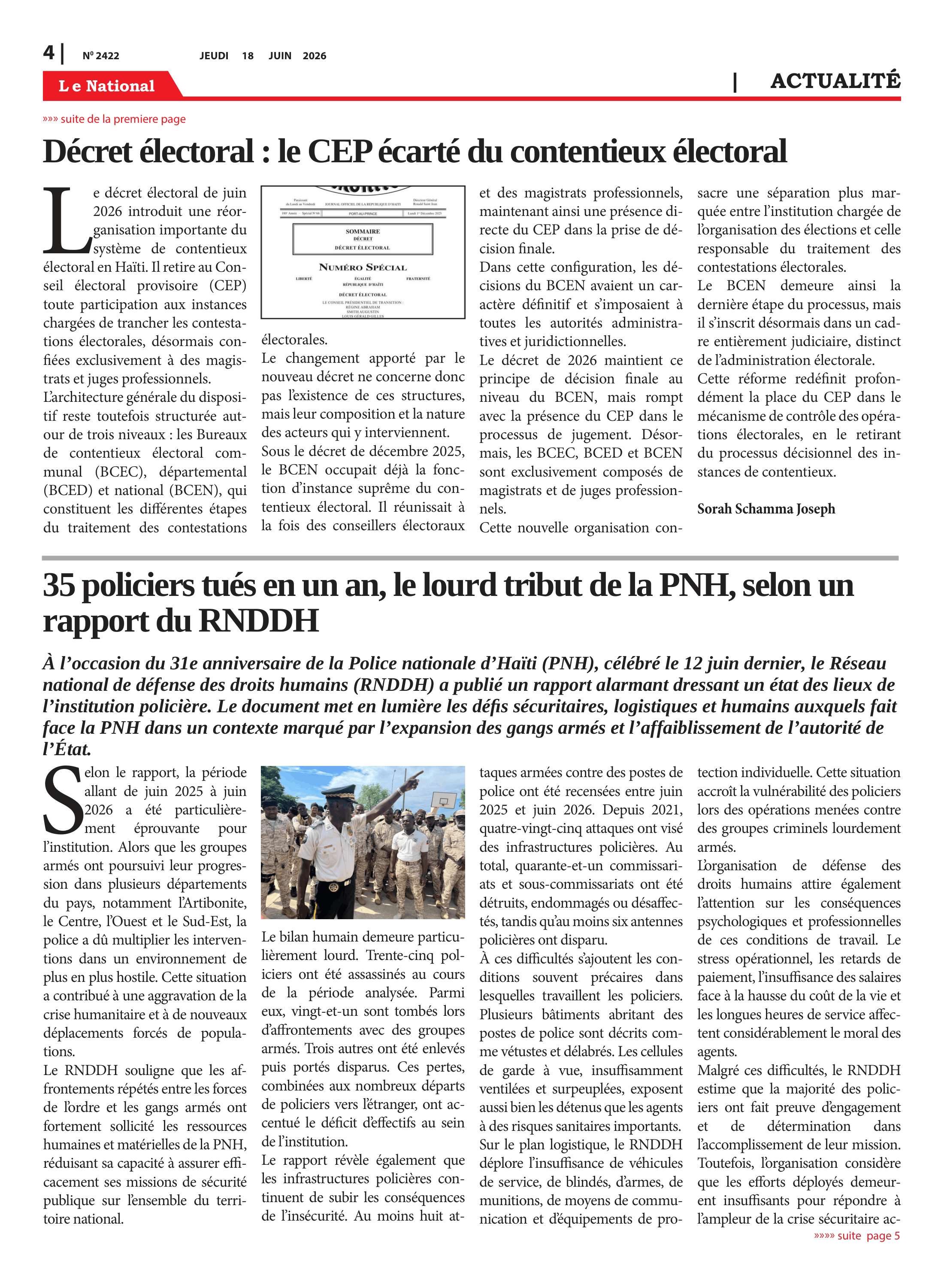 Page 4 de l'édition 2422