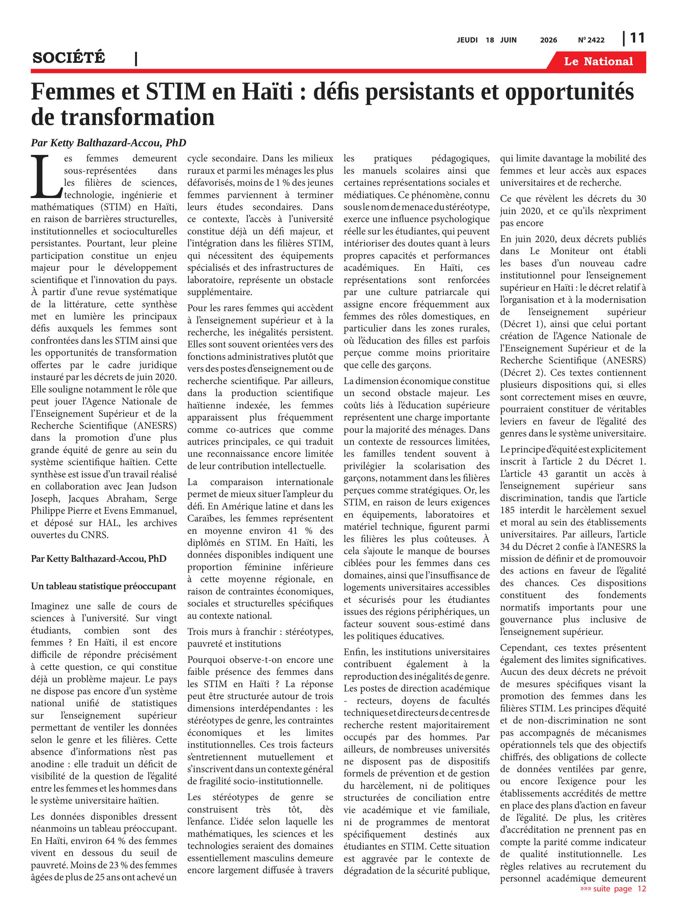 Page 11 de l'édition 2422